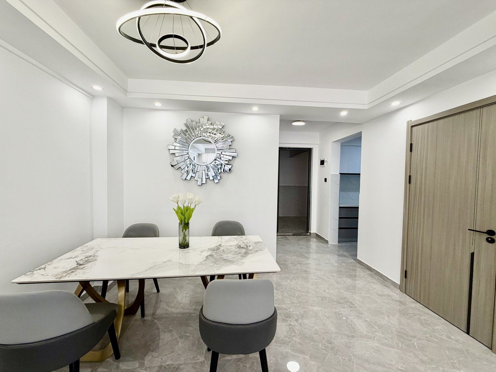 Stylish dining area at of 2 Bedrooms At Golden Street Residency In Kileleshwa
