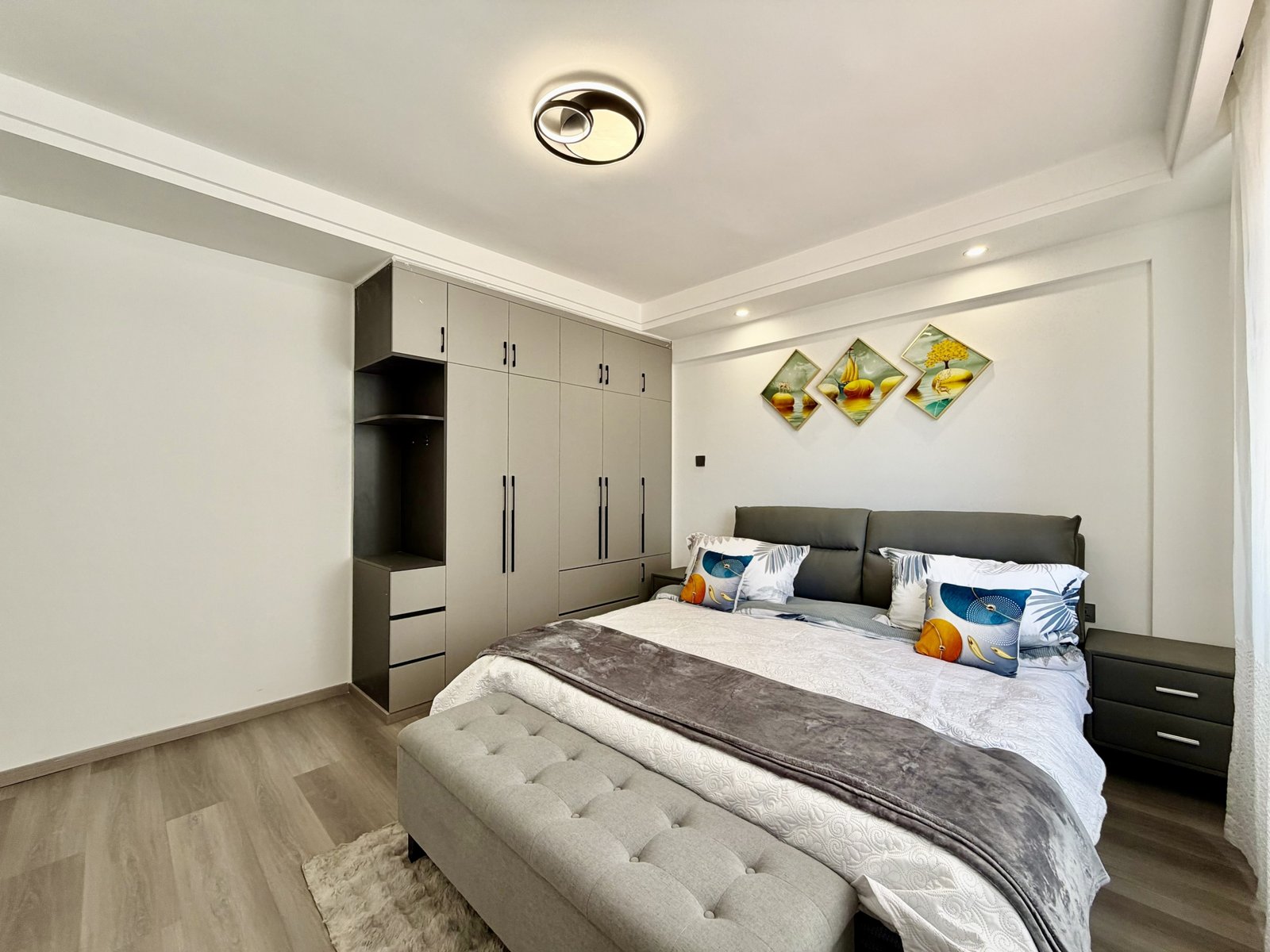 master bedroom area side view of 2 Bedrooms At Golden Street Residency In Kileleshwa