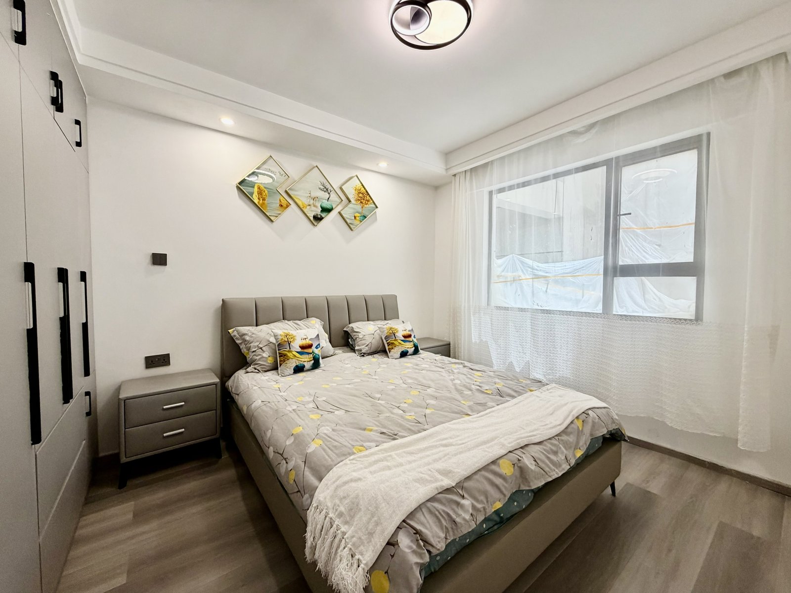 elegant bedroom area of 2 Bedrooms At Golden Street Residency In Kileleshwa
