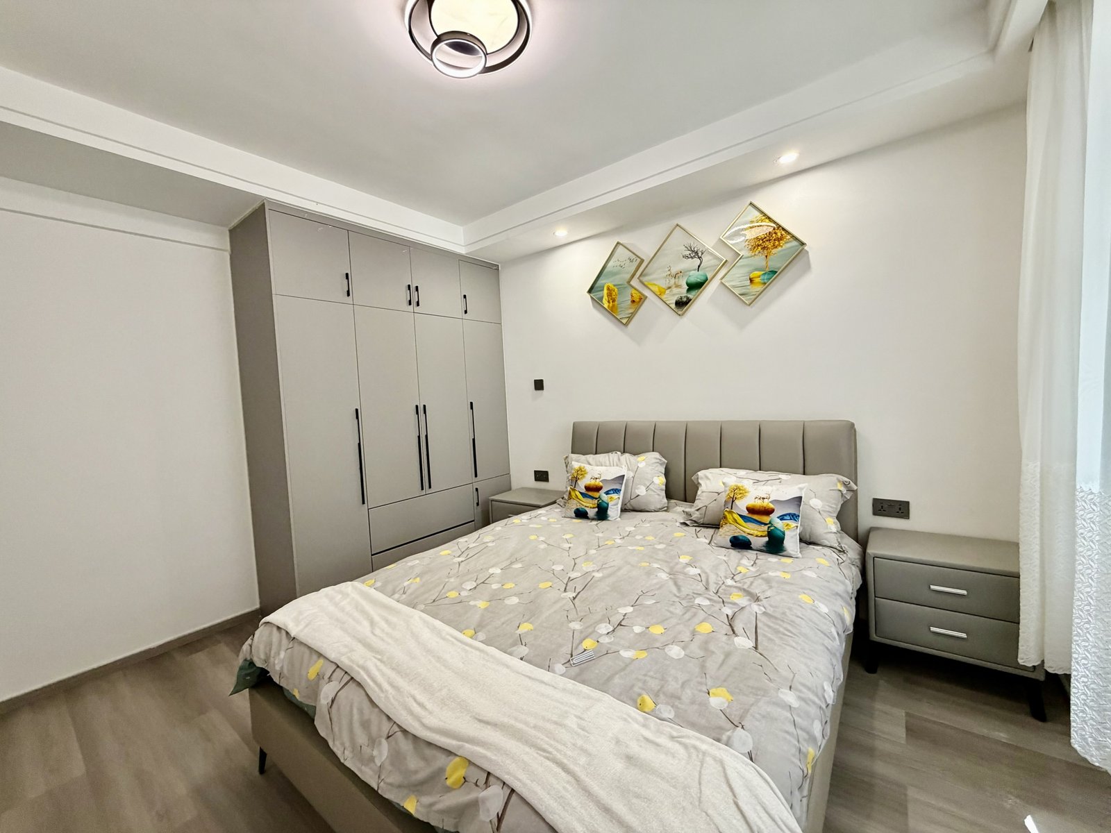 Bedroom area side view of 2 Bedrooms At Golden Street Residency In Kileleshwa