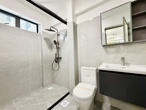 Master bathroom of 3 bedrooms at Golden Street Residency In Kileleshwa