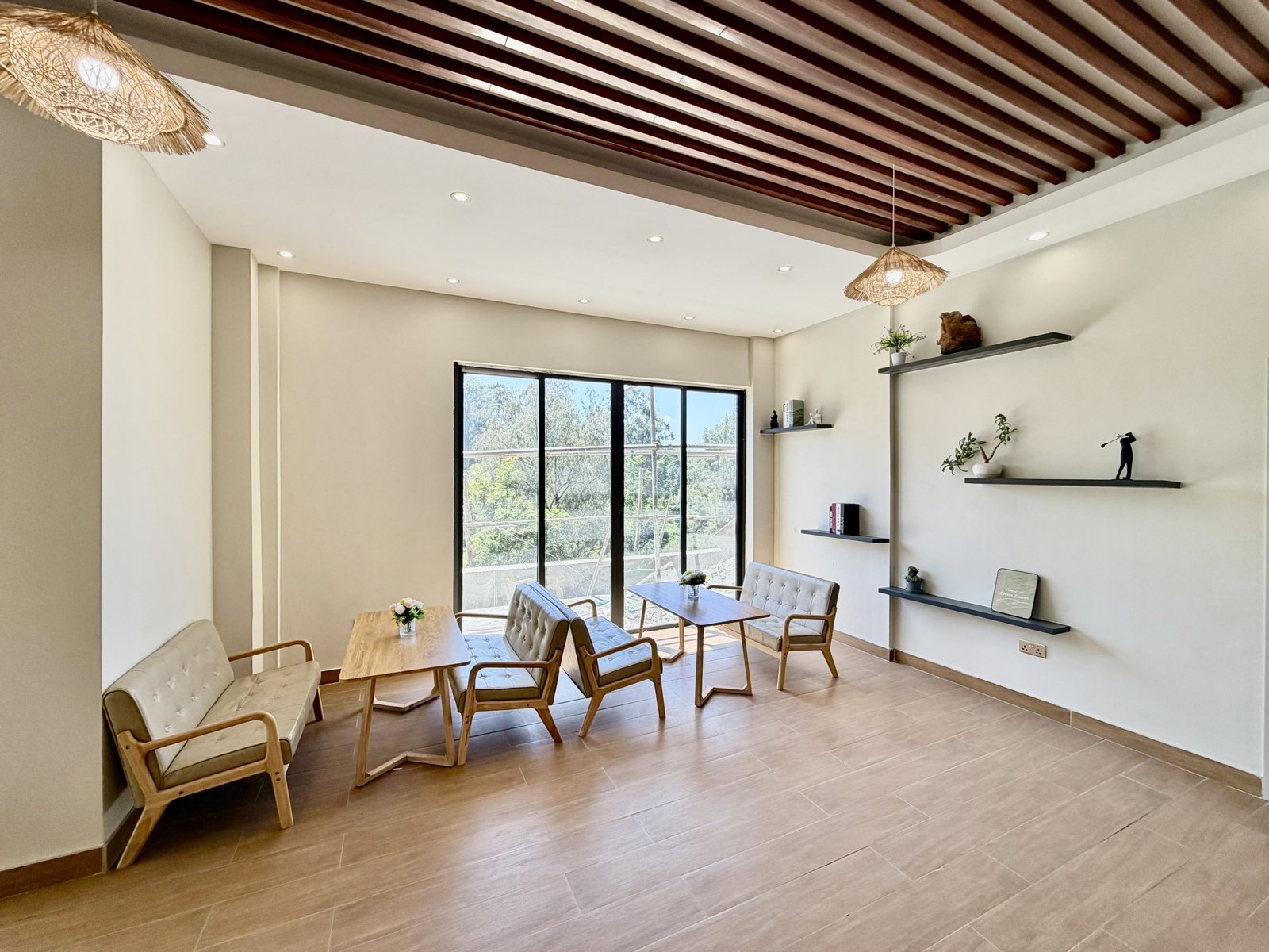 Cafe sitting area of 2 bedrooms at Crescent Residency In Kileleshwa
