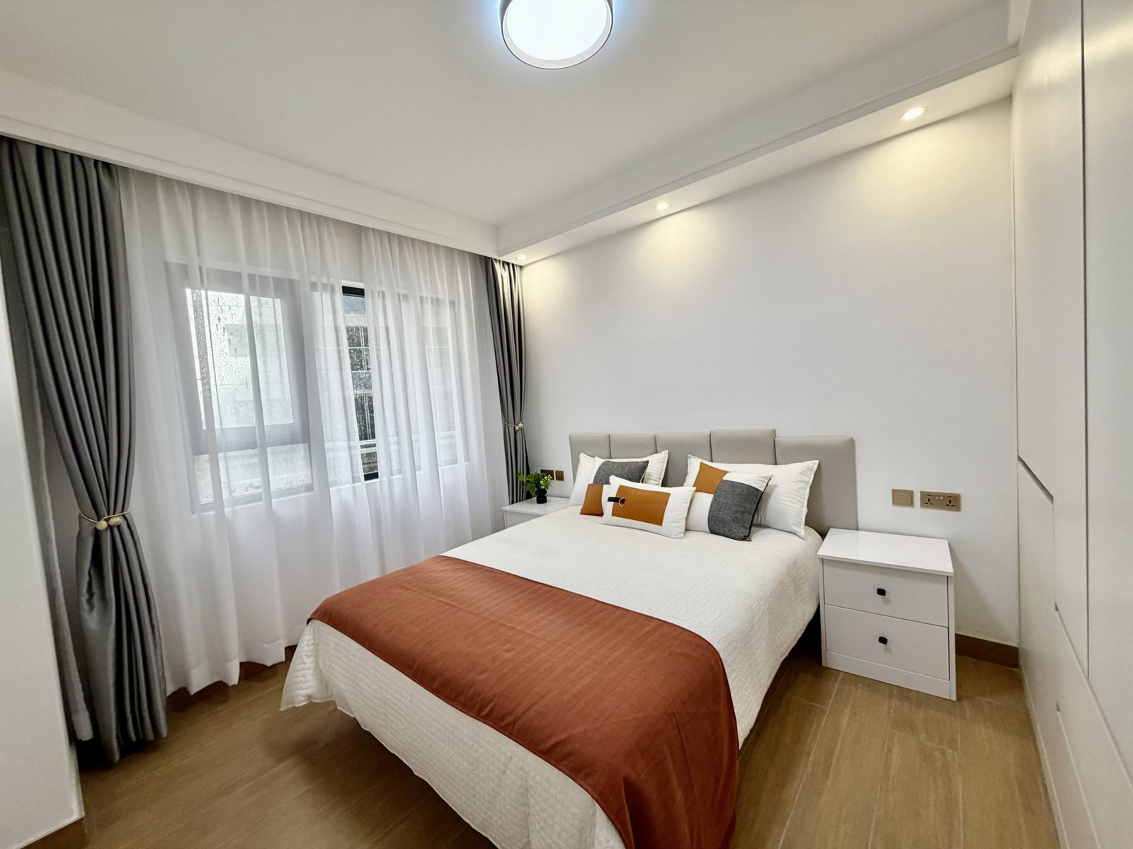 Bedroom area of 2 bedrooms at Crescent Residency In Kileleshwa