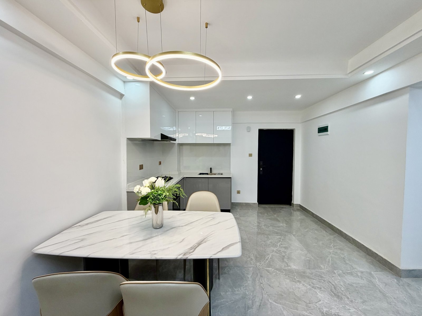Elegant dining area of 1 Bedrooms At Crescent Residency In Kileleshwa