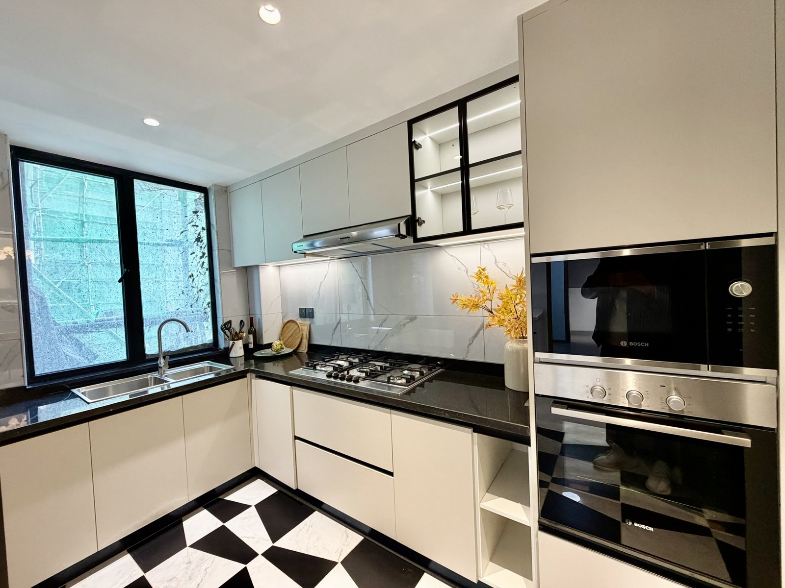 Kitchen area Of 3 bedrooms at Himalaya Horizon Apartments In Westlands