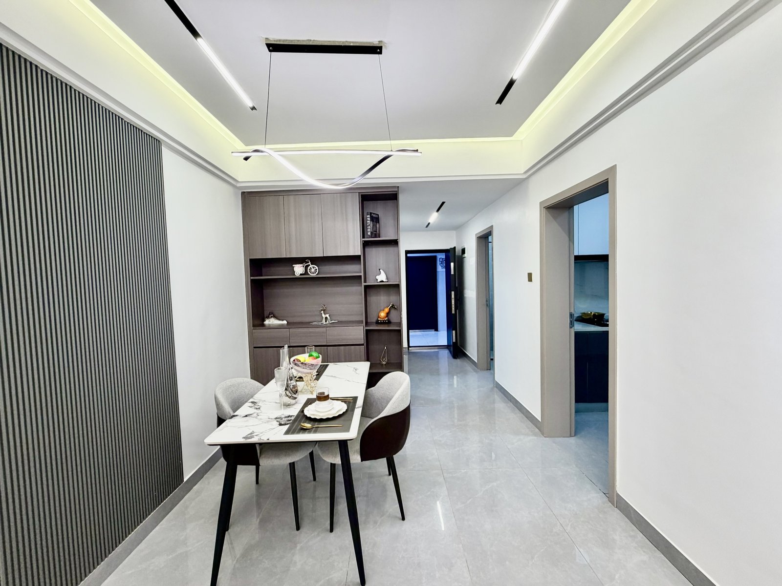 stylish dining area of 2 Bedrooms At Citi Rise Residency In Westlands