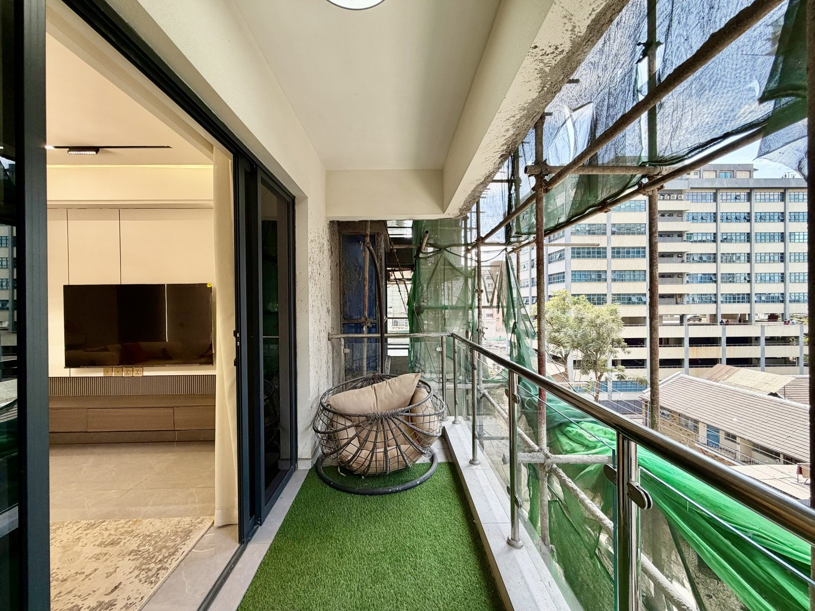 balcony of 3 Bedrooms At Citi Rise Residency In Westlands