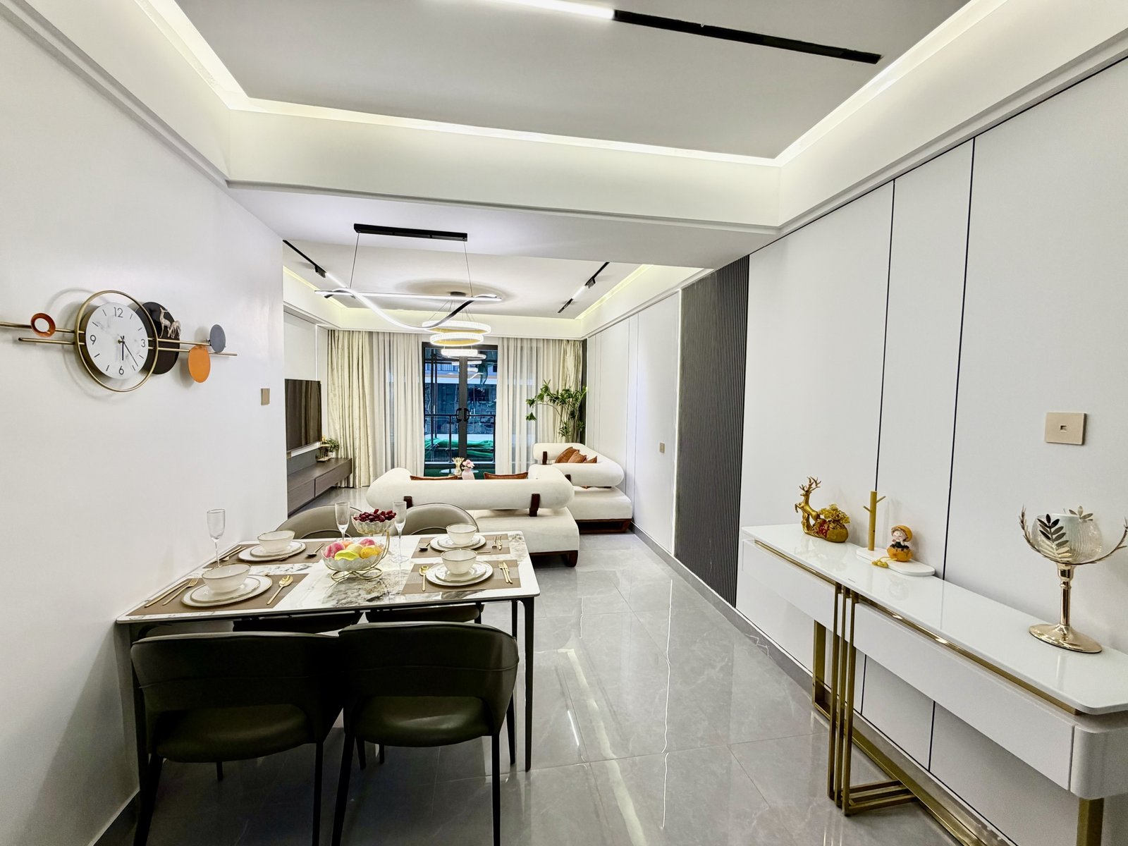 dining area side view at Citi Rise Residency In Westlands