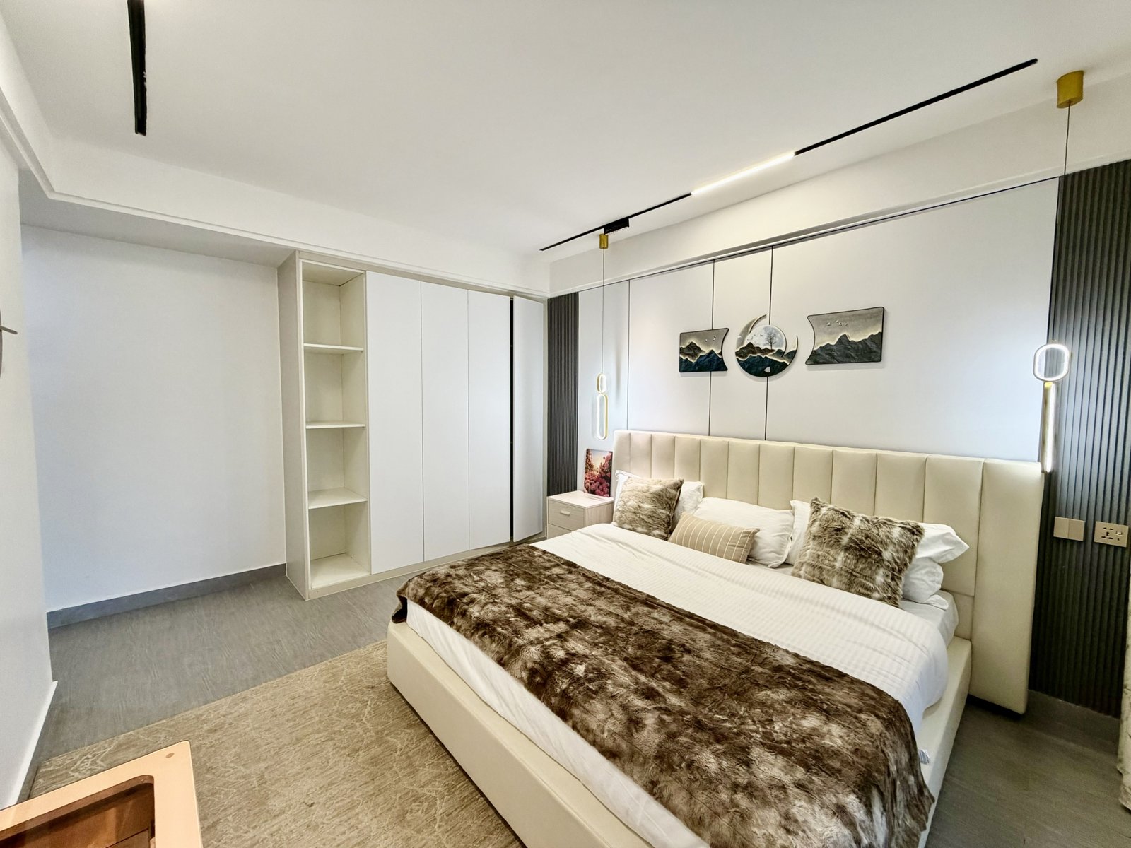 master bedroom side view at Citi Rise Residency In Westlands