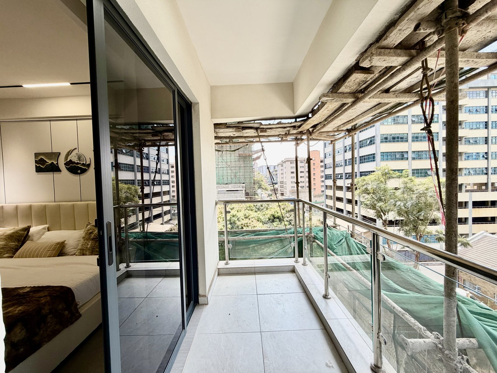 master balcony of 3 Bedrooms At Citi Rise Residency In Westlands