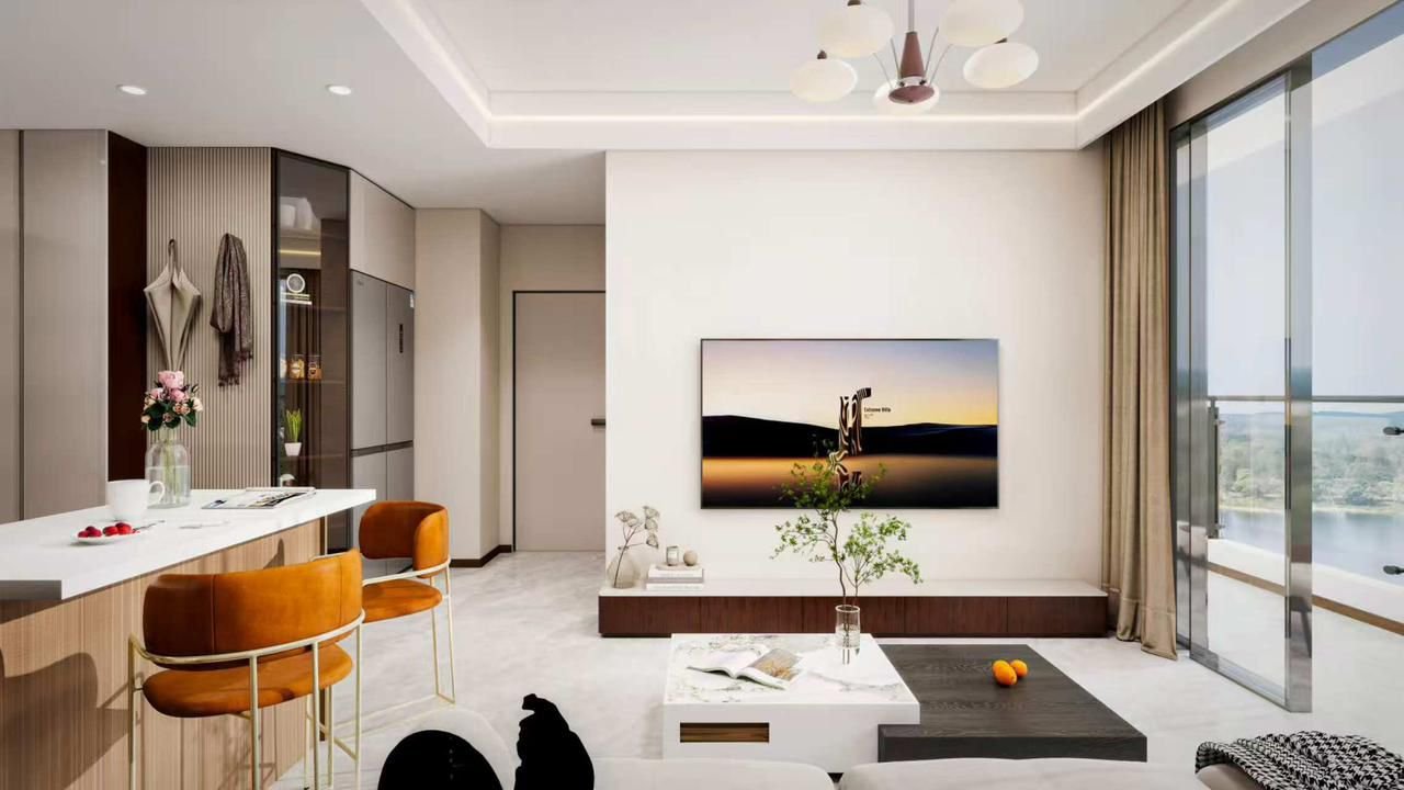 Stylish living room area of 1 Bedrooms At Lenana Springs Garden In Kilimani