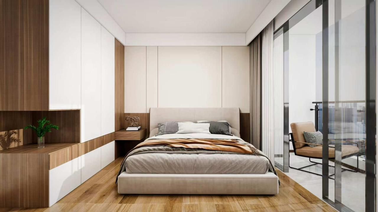 Elegant bedrooms area of 1 bedrooms at Lenana Springs Garden In Kilimani