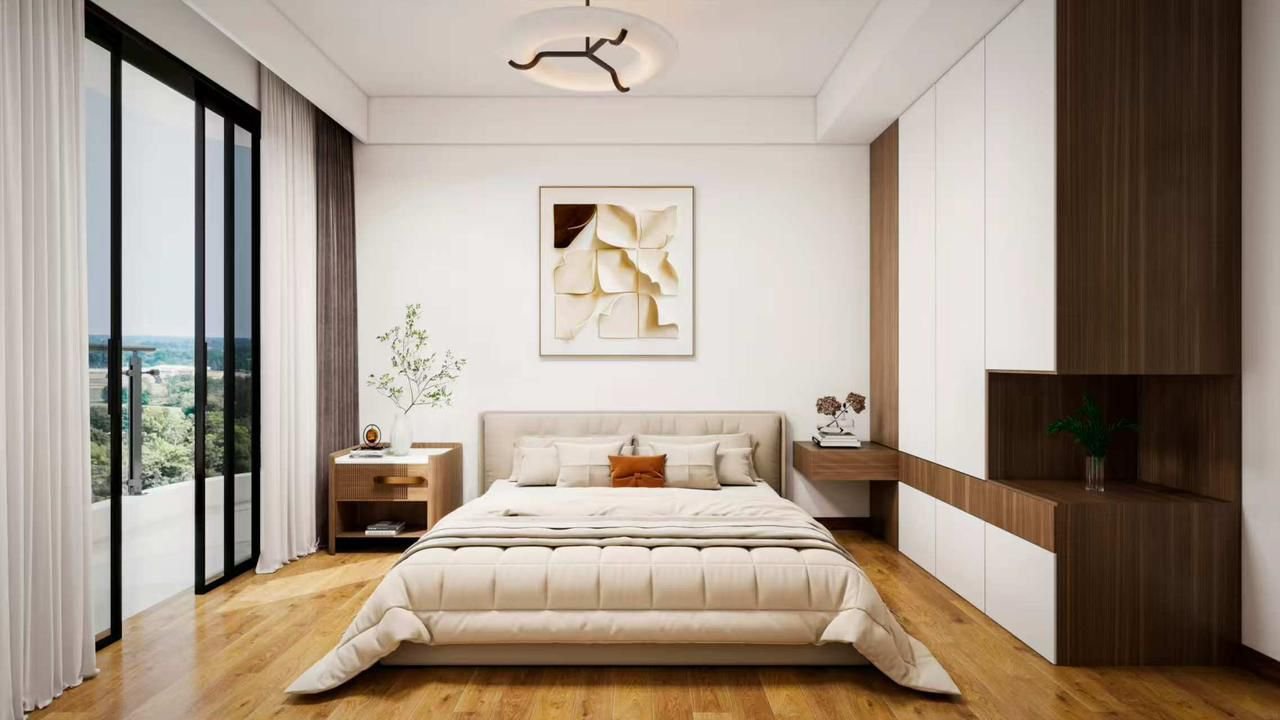 Elegant master bedroom of 2 Bedrooms At Lenana Springs Garden In KilimaniLenana Springs Garden In Kilimani