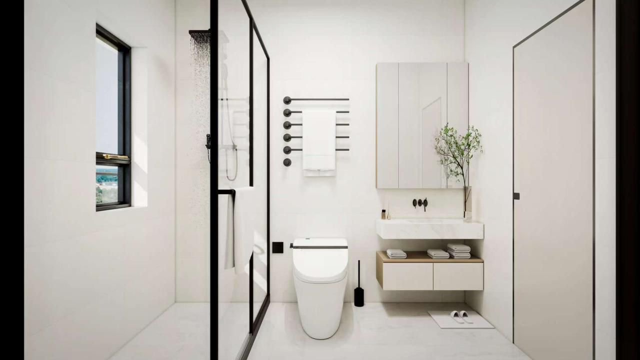 Bathroom area of 2 bedrooms at Lenana Springs Garden In Kilimani
