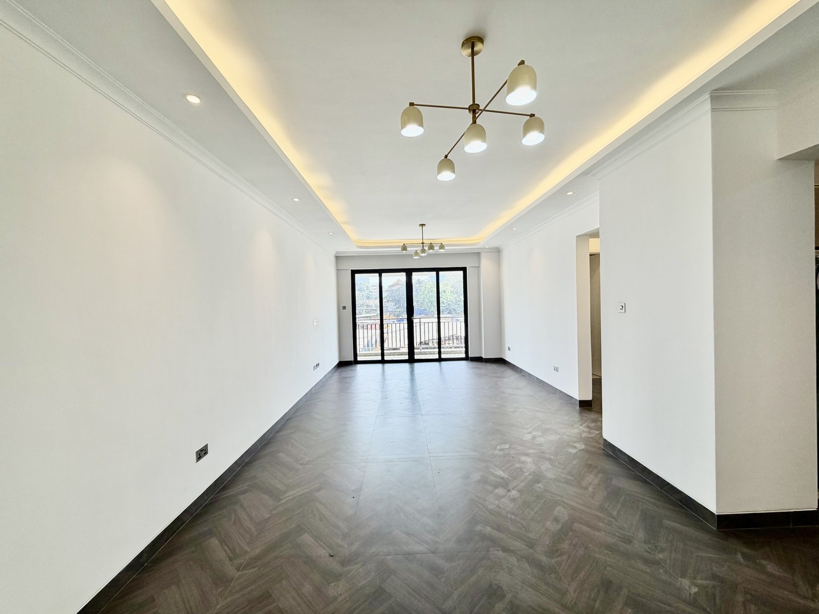 Spacious living room area of 2 Bedrooms At Hookwood Residency In Westlands