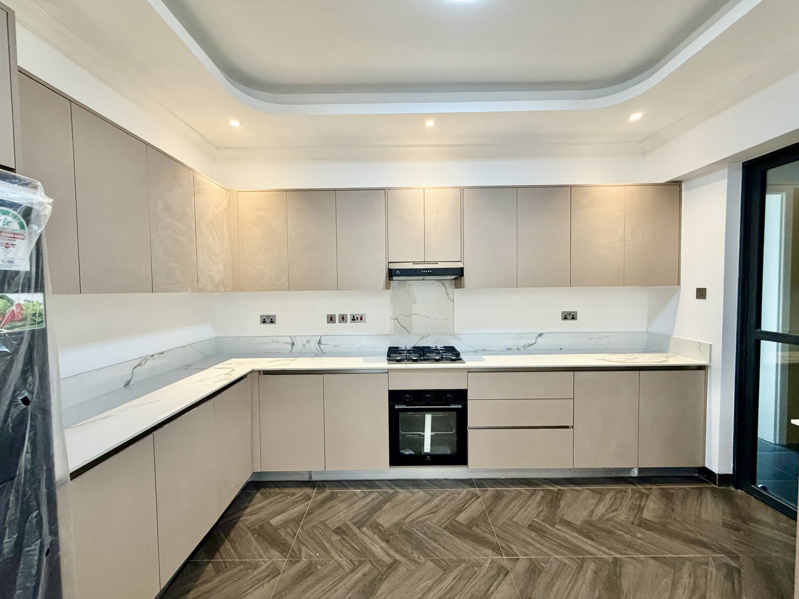 Kitchen area side view of 2 Bedrooms At Hookwood Residency In Westlands