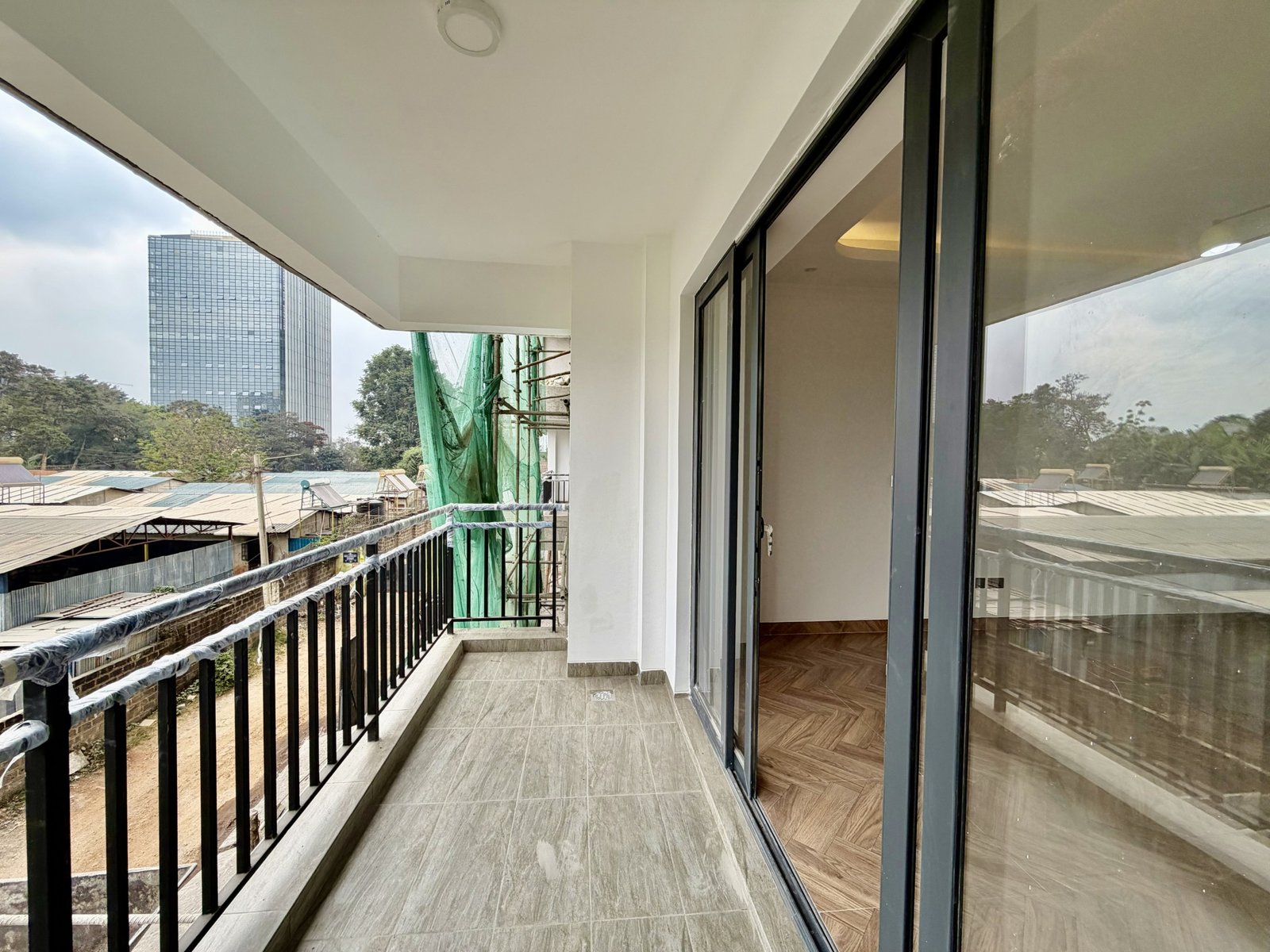 Balcony area of 3 bedrooms at Hookwood Residency In Westlands