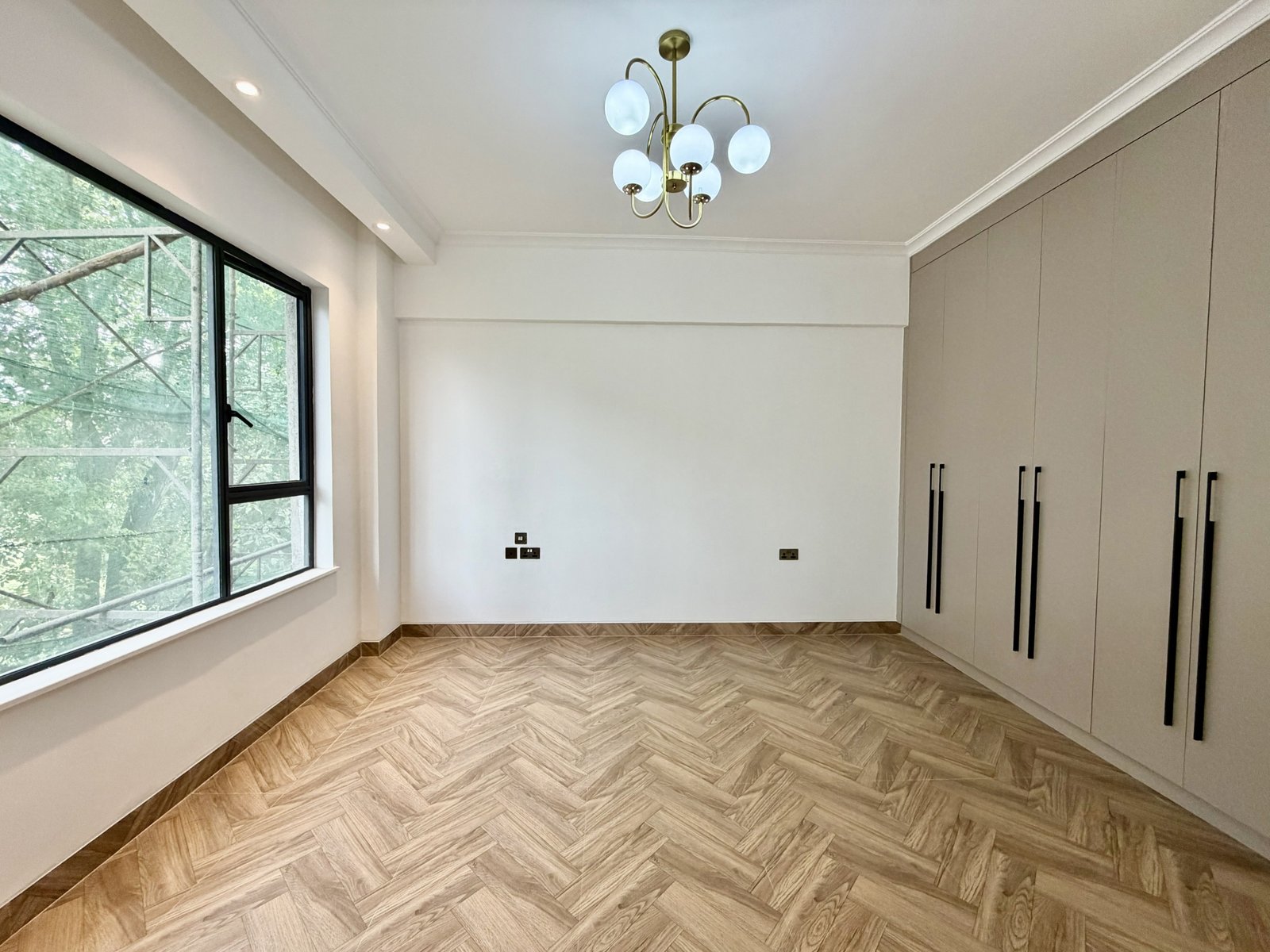 Spacious bedroom area of 3 bedrooms at Hookwood Residency In Westlands