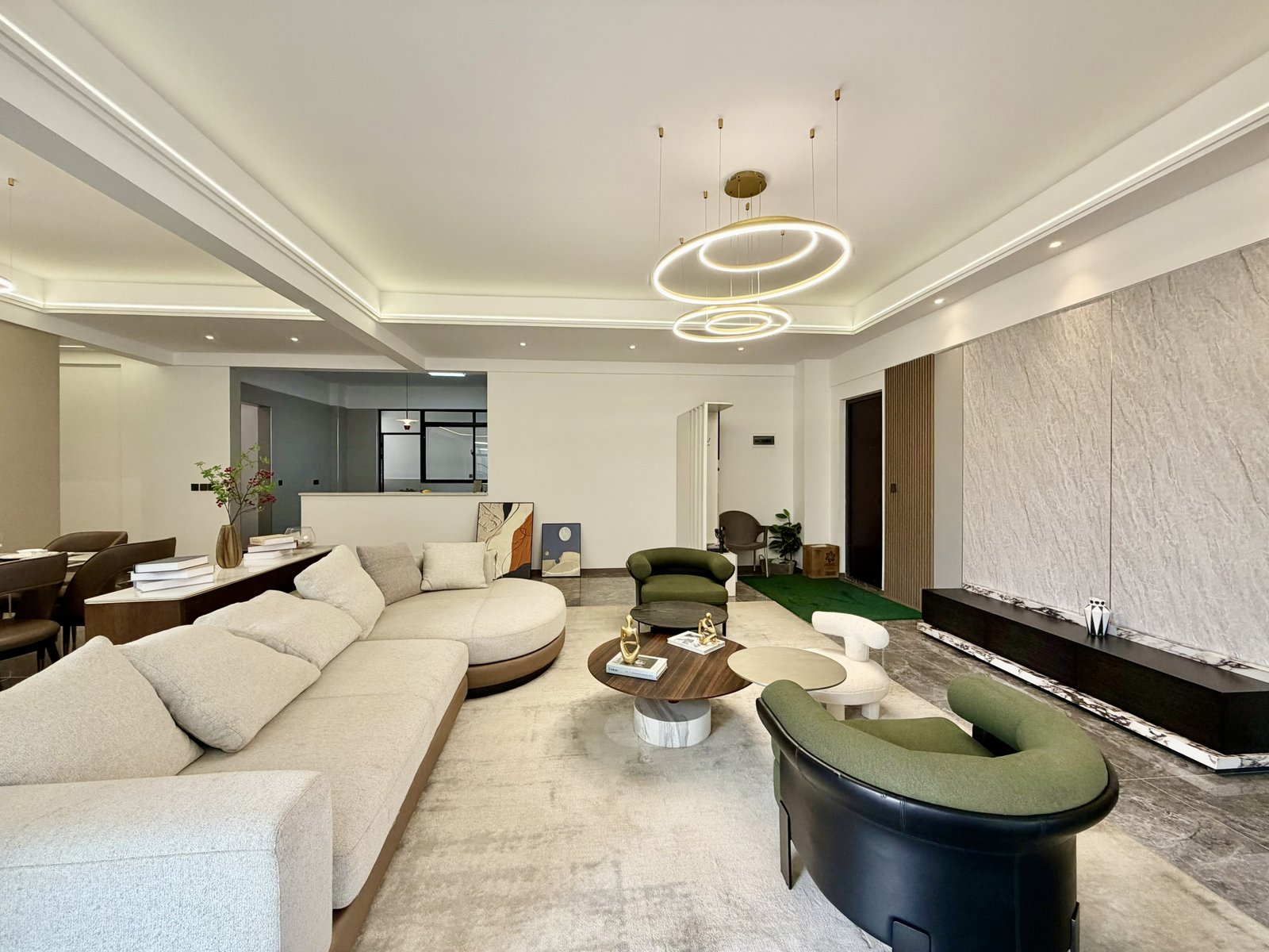 living room area of 4 bedrooms at comfy residences in kileleshwa