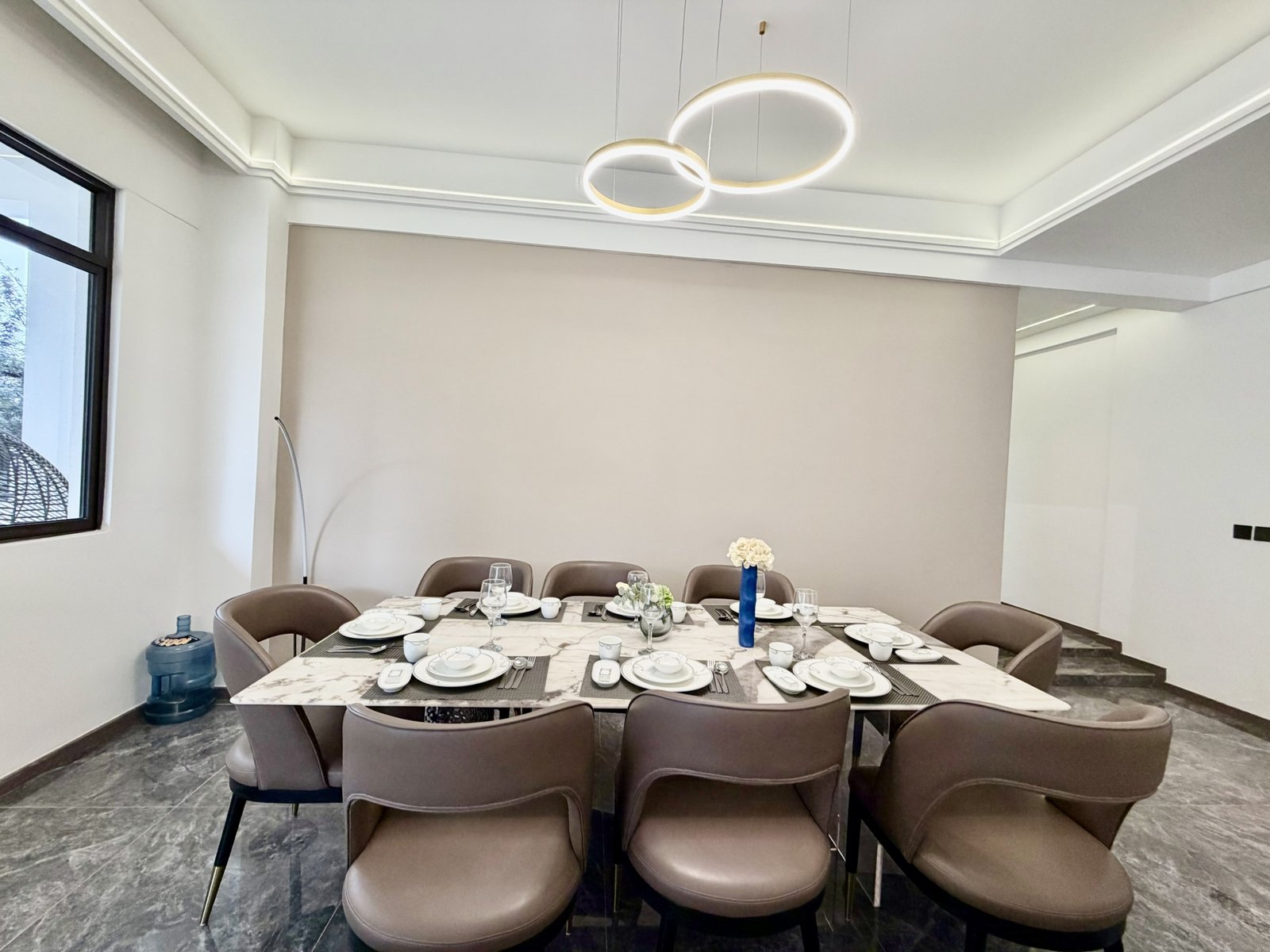 dining area of 4 bedrooms at comfy residences in kileleshwa