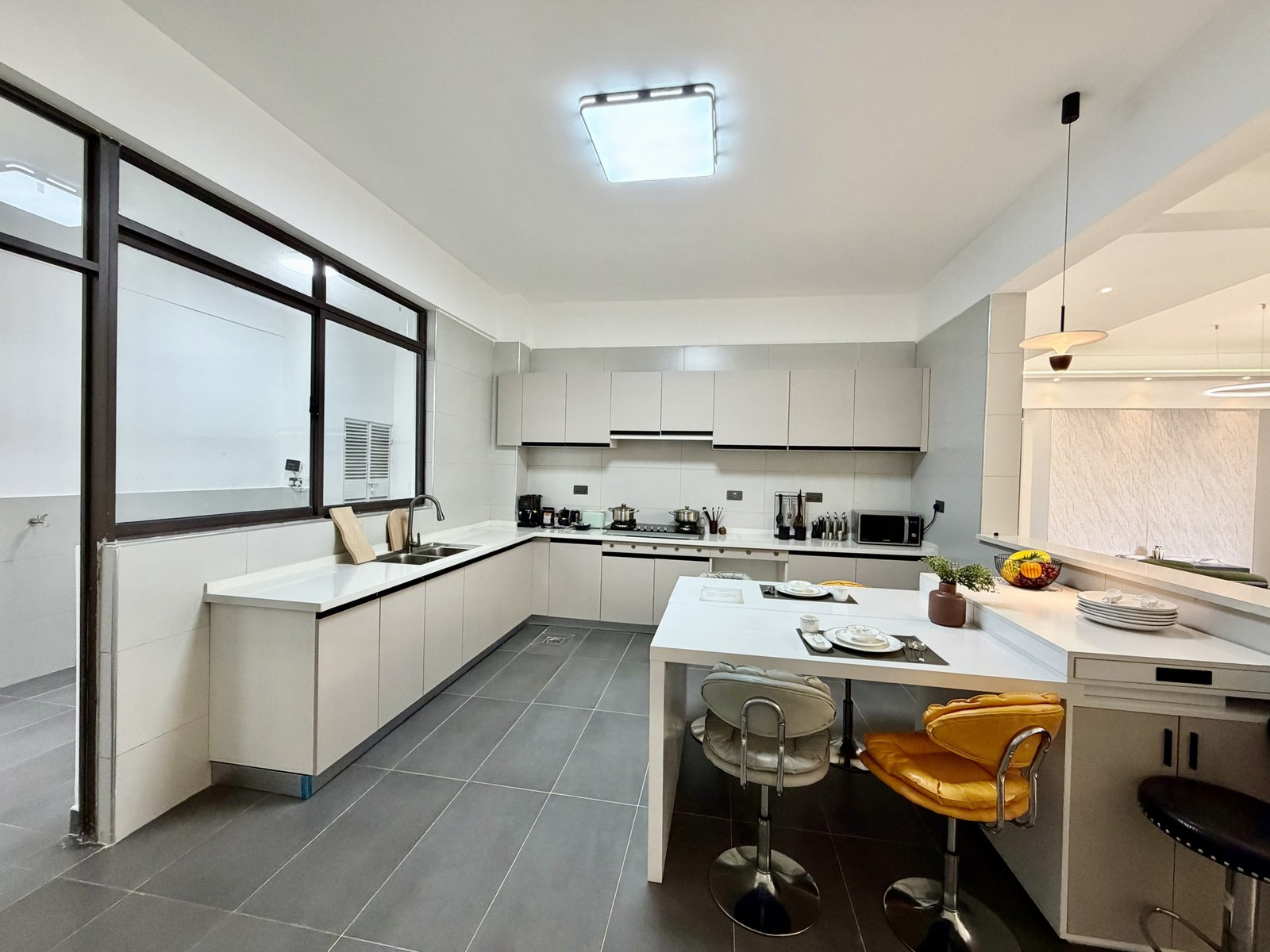 Modern designed kitchen at comfy residences in kileleshwa