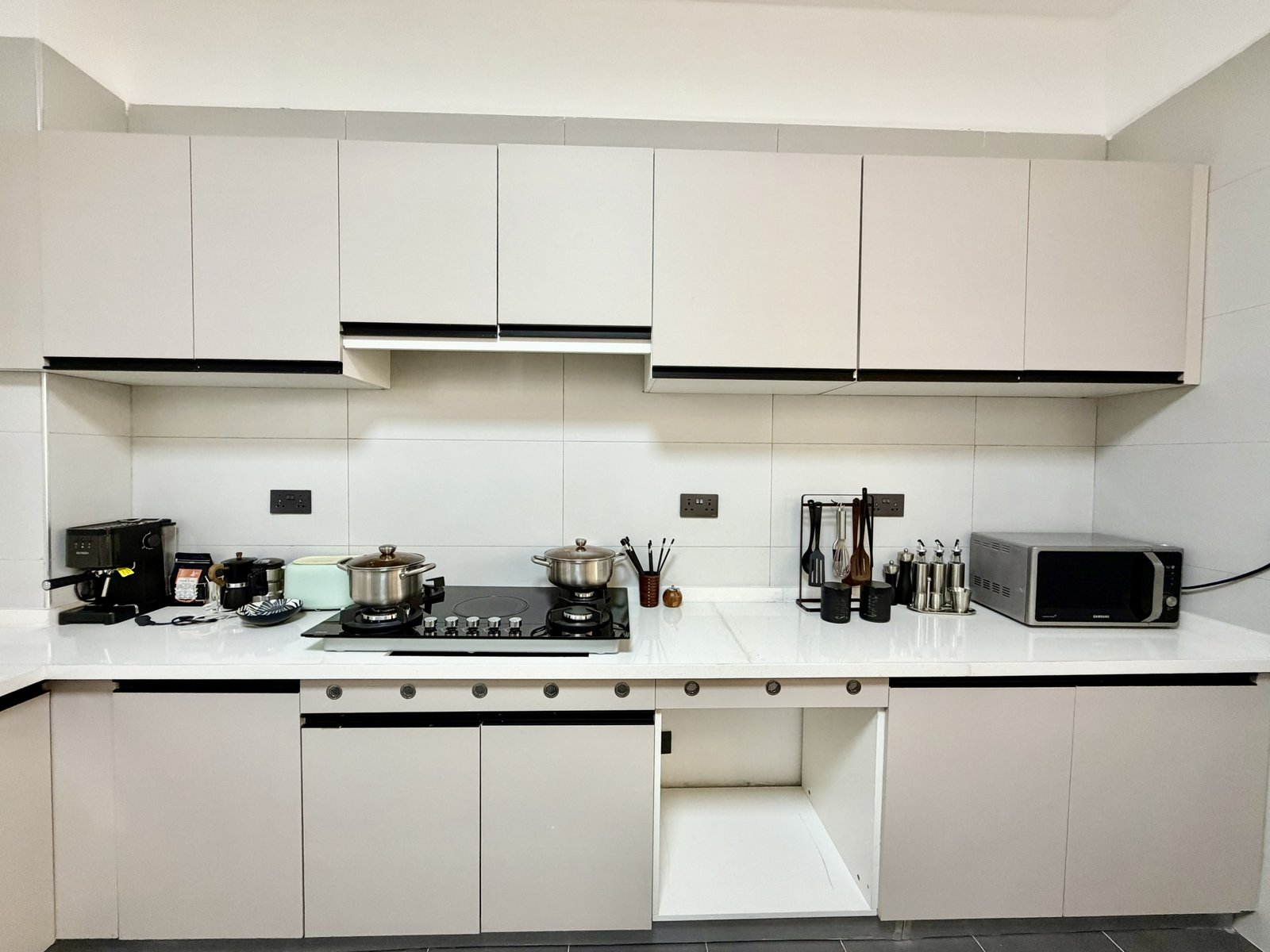 Well designed kitchen at comfy residences in kileleshwa