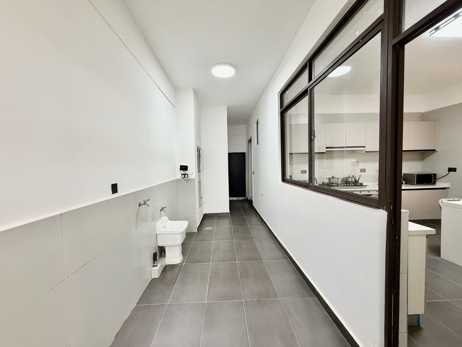 washing area of 4 bedrooms at comfy residences in kileleshwa