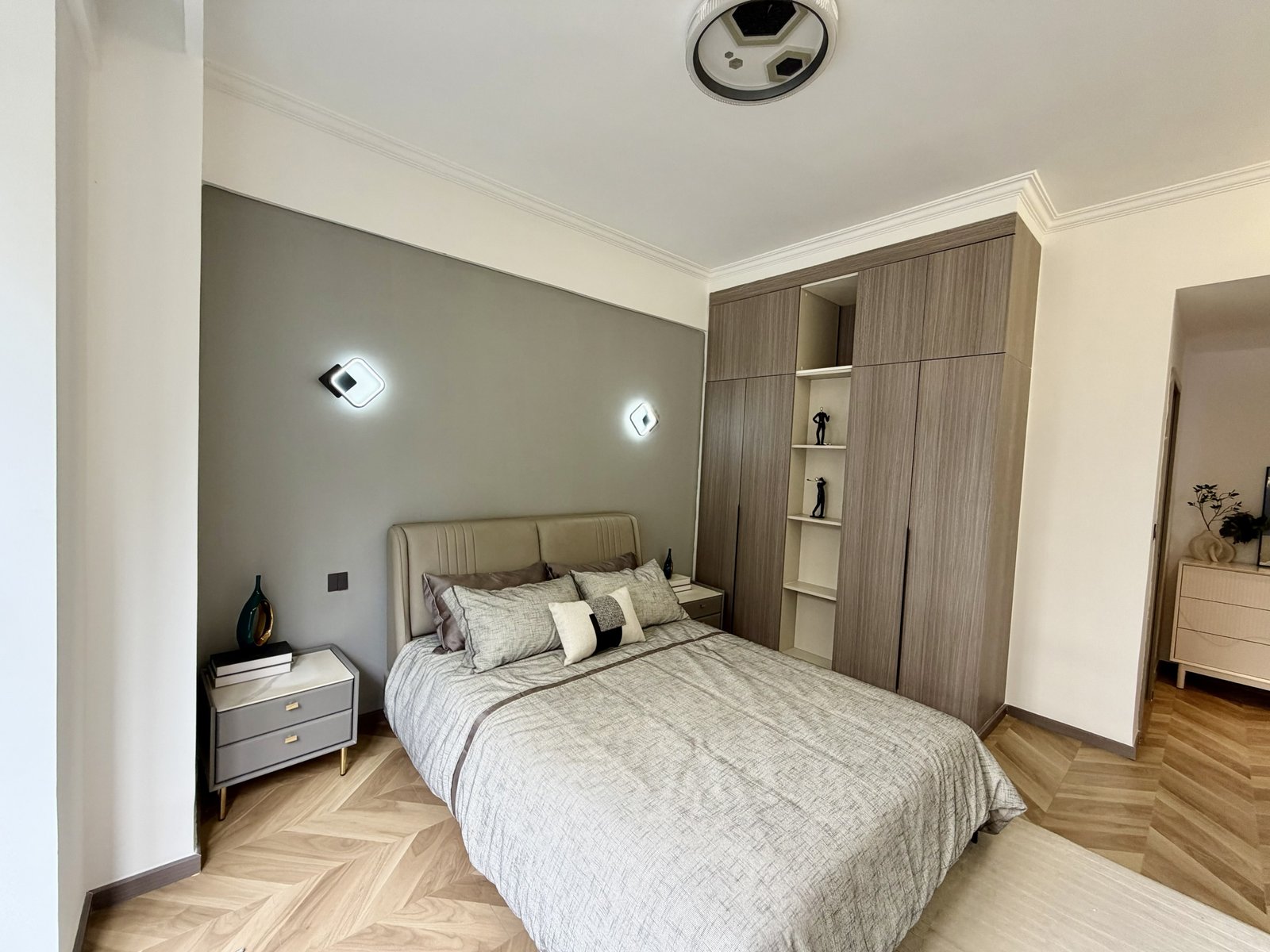 Stylish bedroom at comfy residences in kileleshwa
