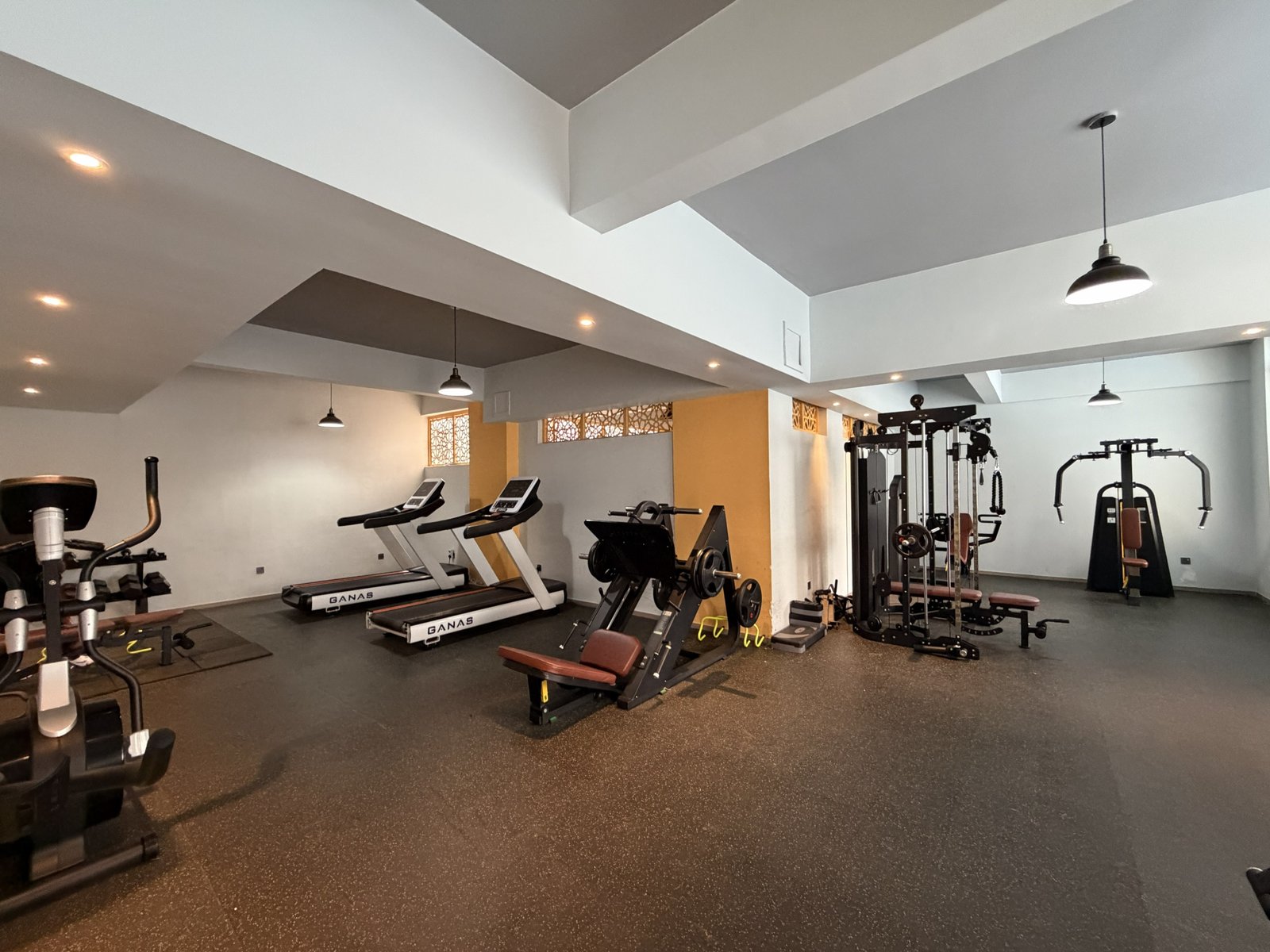 Modern gym equipments of 4 bedrooms at comfy residences in kileleshwa