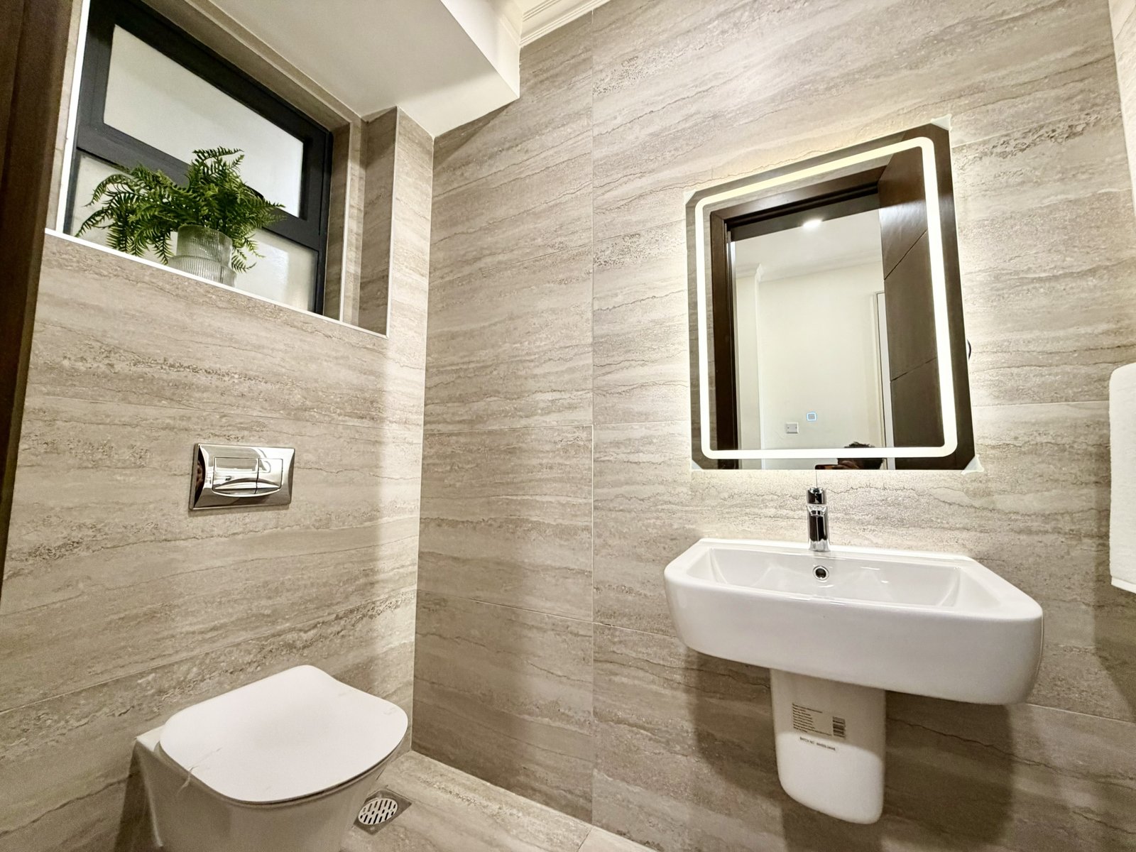 Guest bathroom at Beacon By Synina In kileleshwa