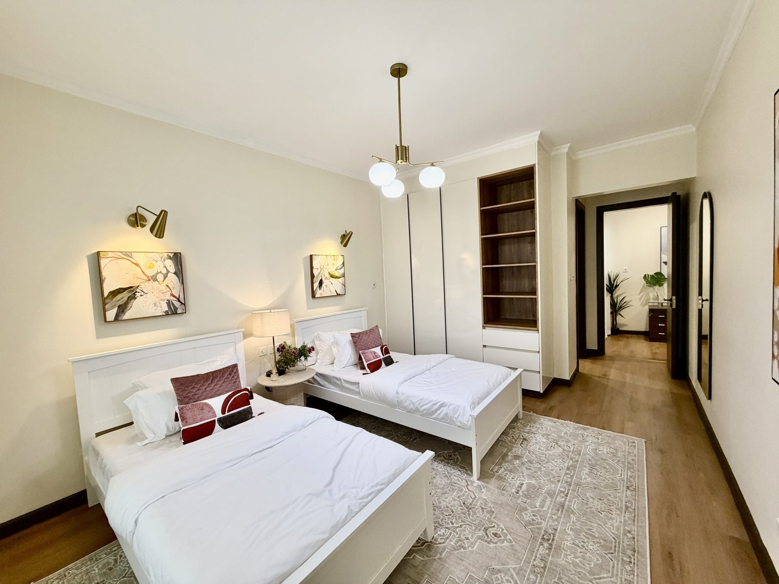 twin bedroom at Beacon By Synina In kileleshwa