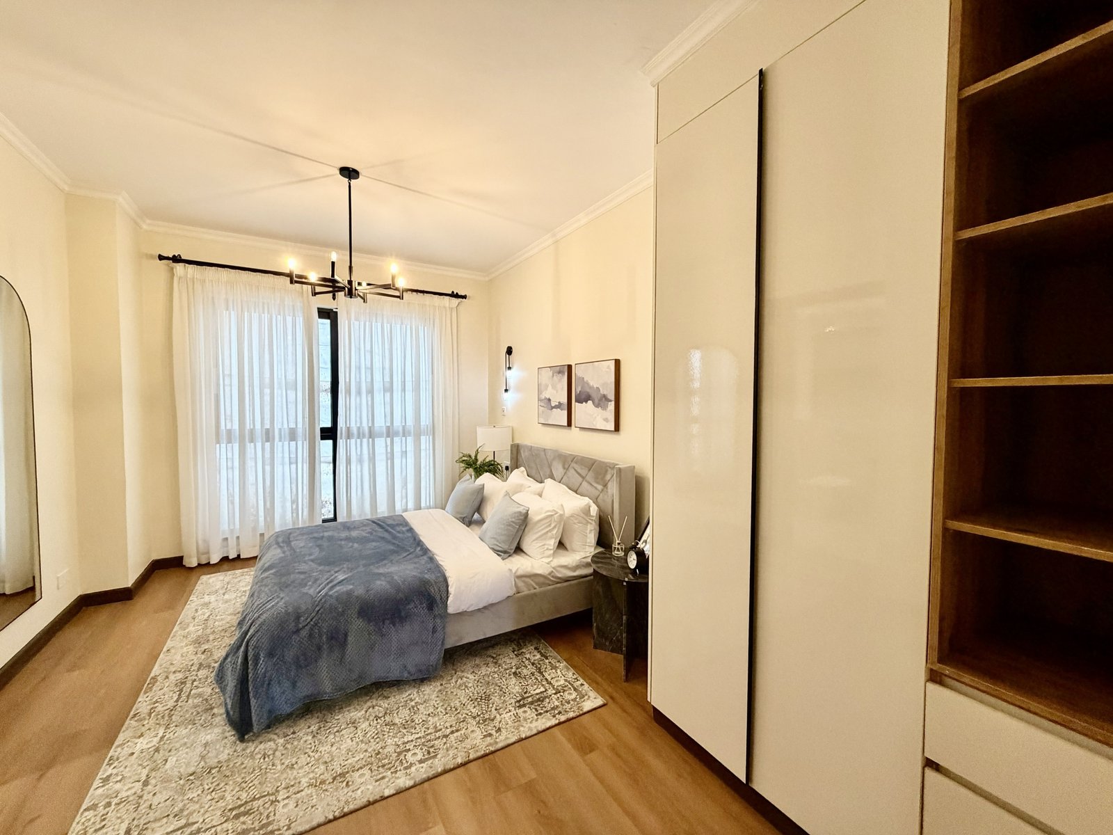 Elegant bedroom at Beacon By Synina In kileleshwa