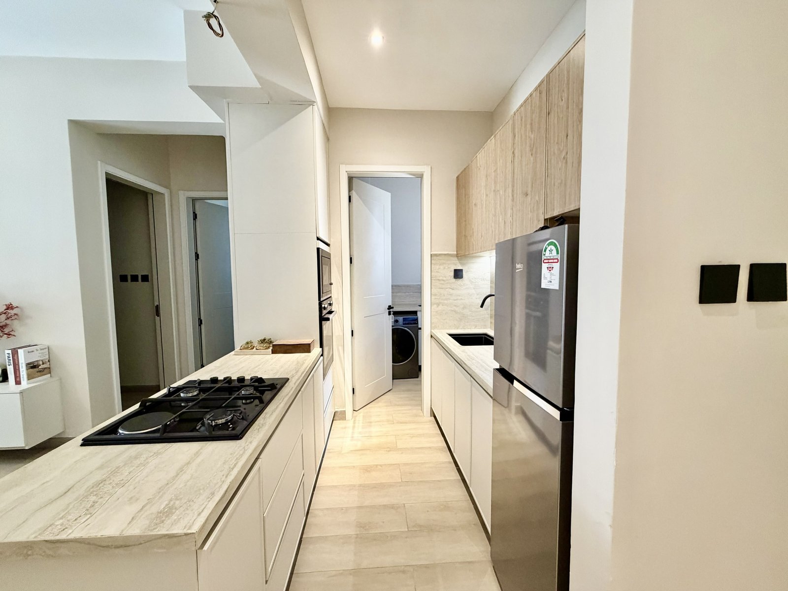 kitchen of Studios at Verona Apartments in westlands