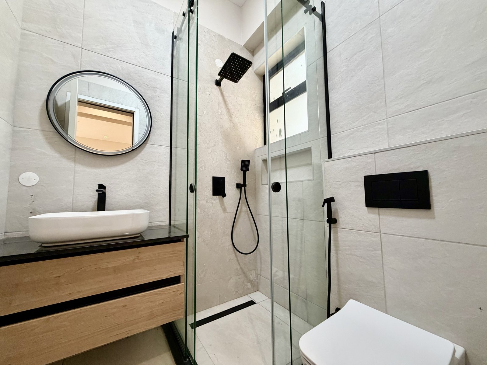 bathroom of Studios at Verona Apartments in westlands