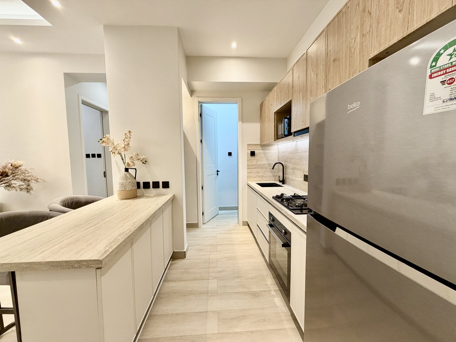 well designed kitchen of 2 bedrooms at Verona Apartments in westlands