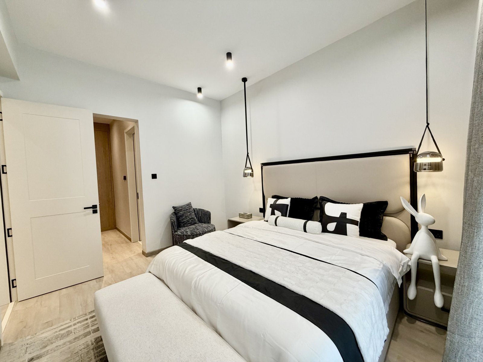 spacious bedroom of 2 bedrooms at Verona Apartments in westlands