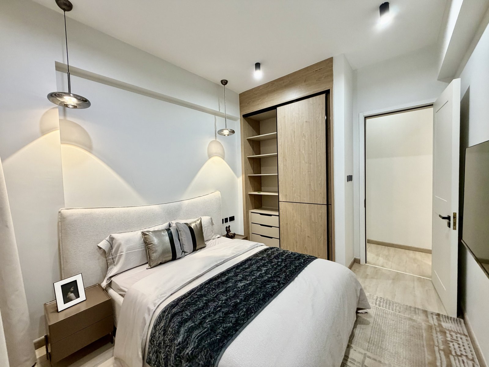 elegant bedroom of 2 bedrooms at Verona Apartments in westlands