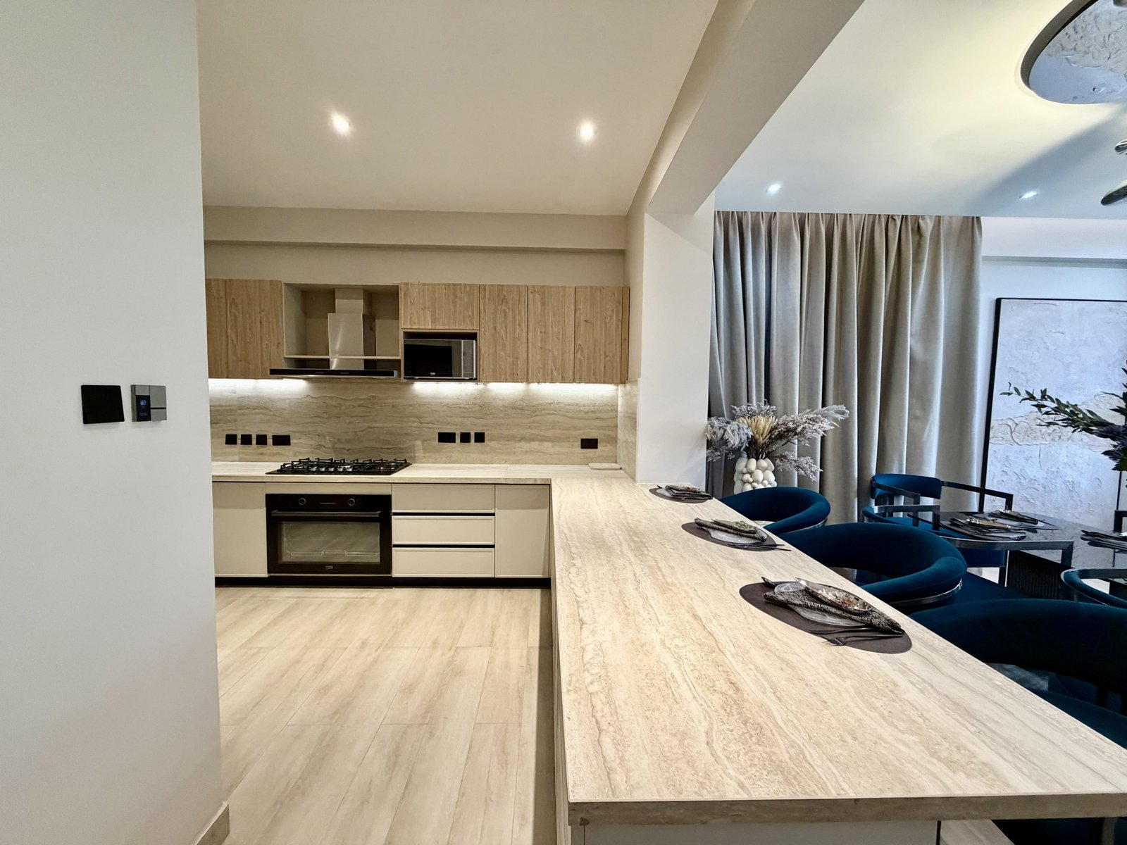 well designed kitchen at Verona Apartments in westlands