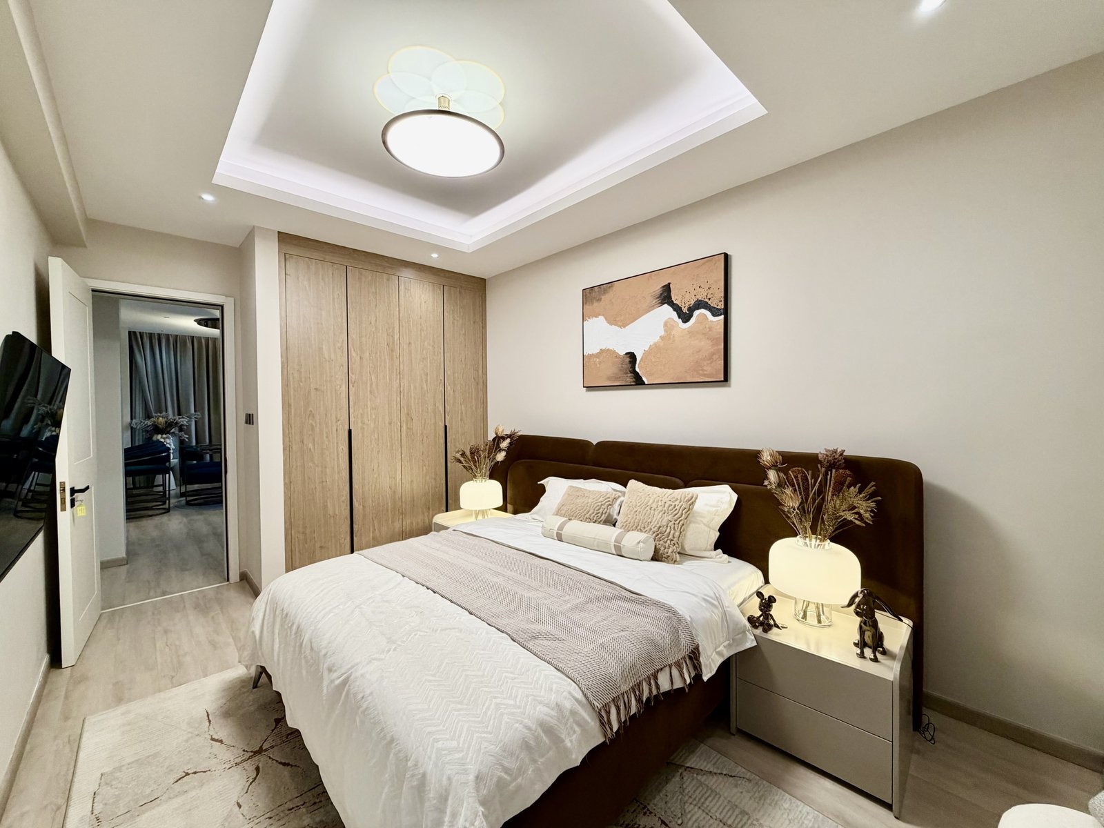 bedroom at Verona Apartments in westlands