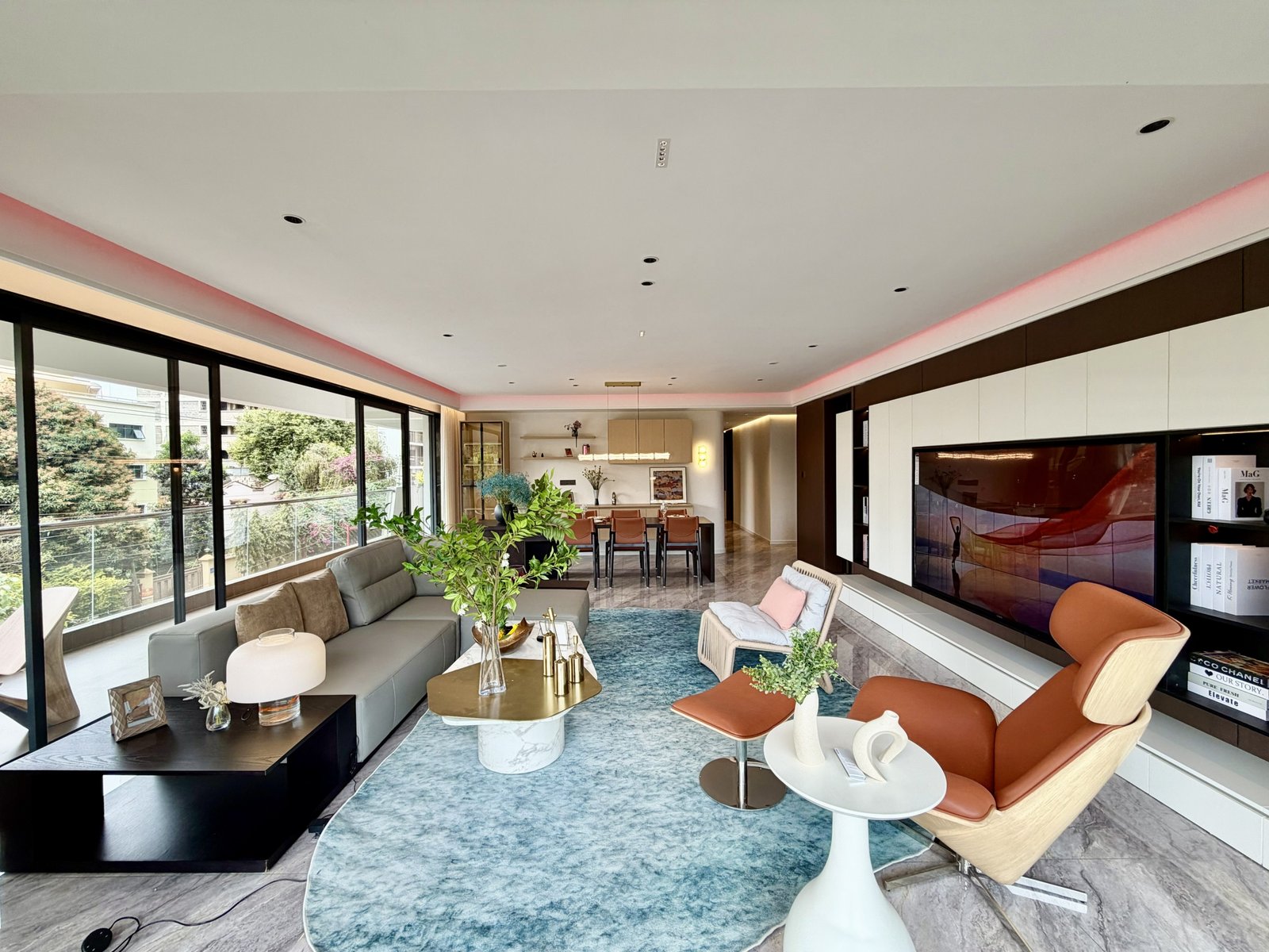 Stylish living room of 4 Bedrooms At Amani Residence In Westlands