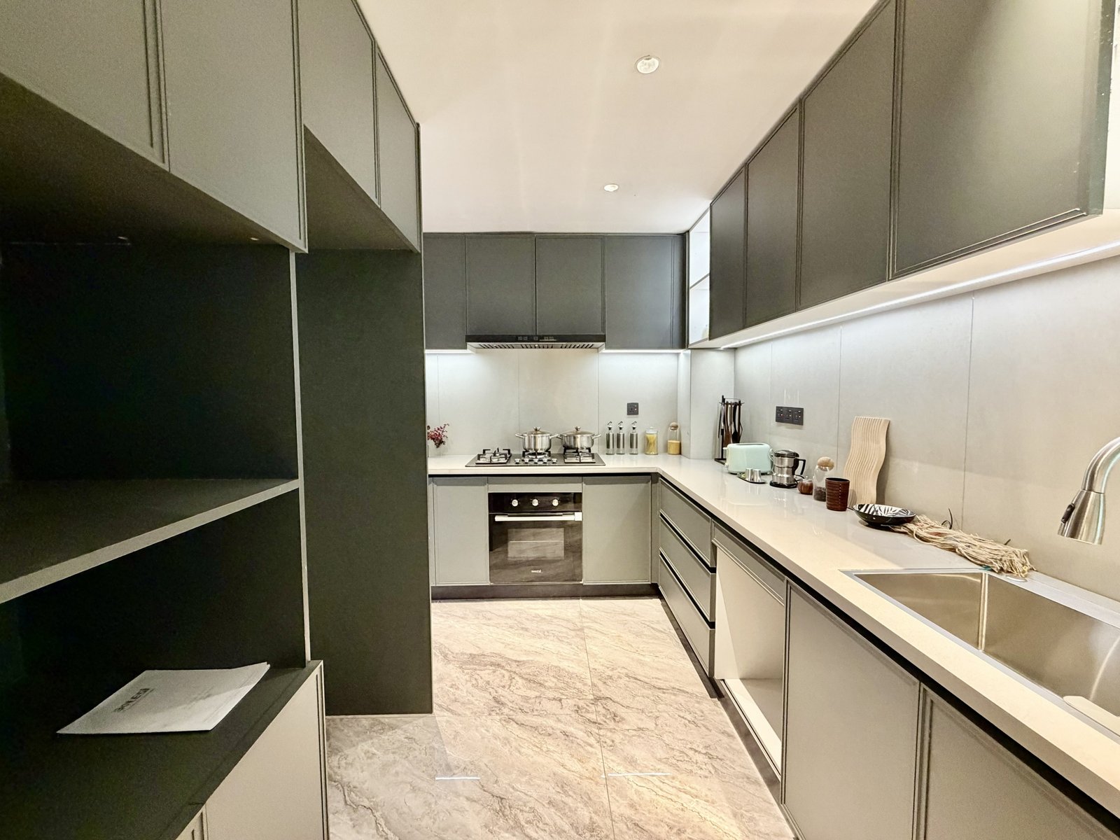 kitchen at Amani Residence Apartments In Westlands