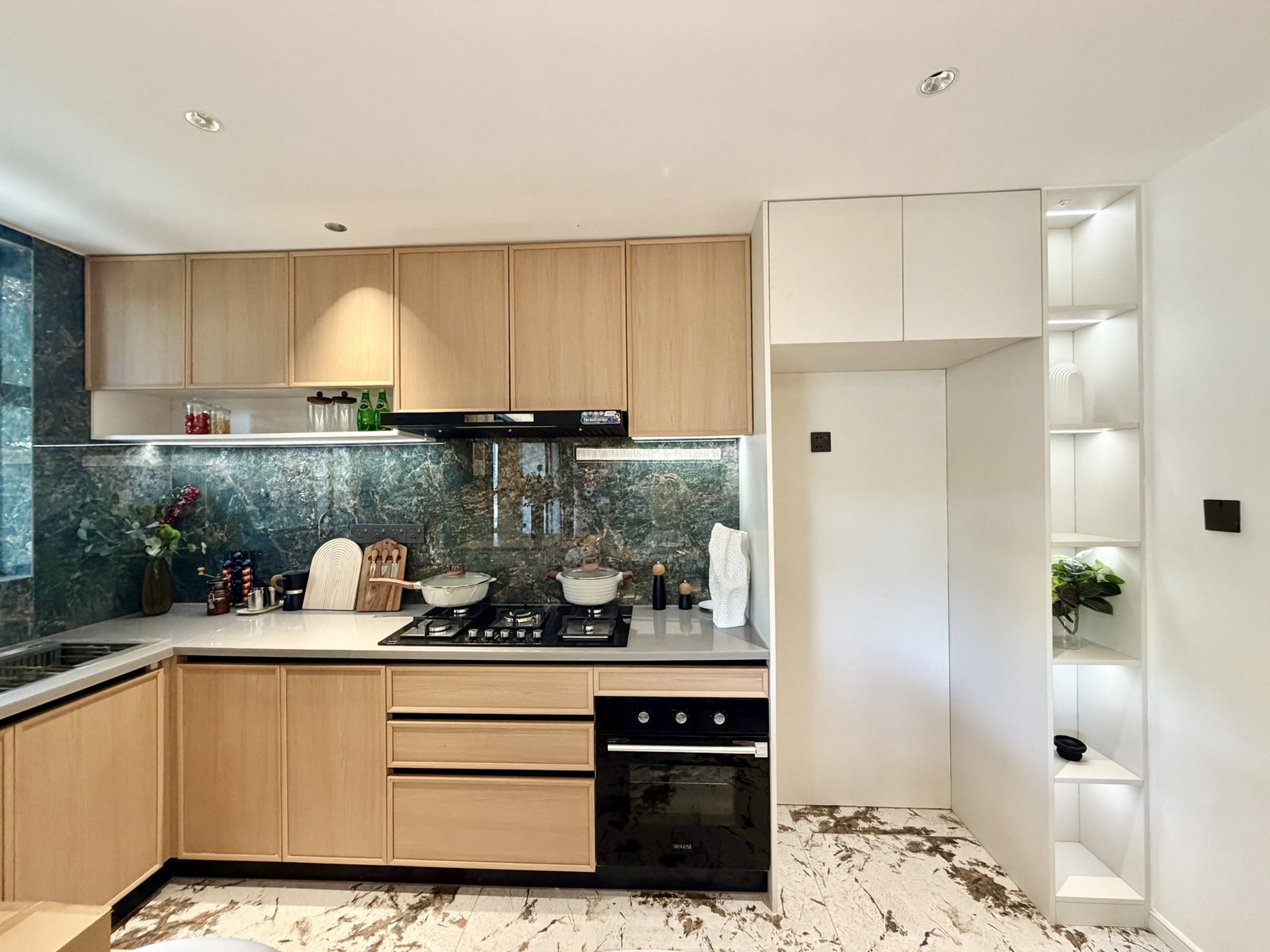 modern designed kitchen of 3 Bedrooms At Amani Residence In Westlands