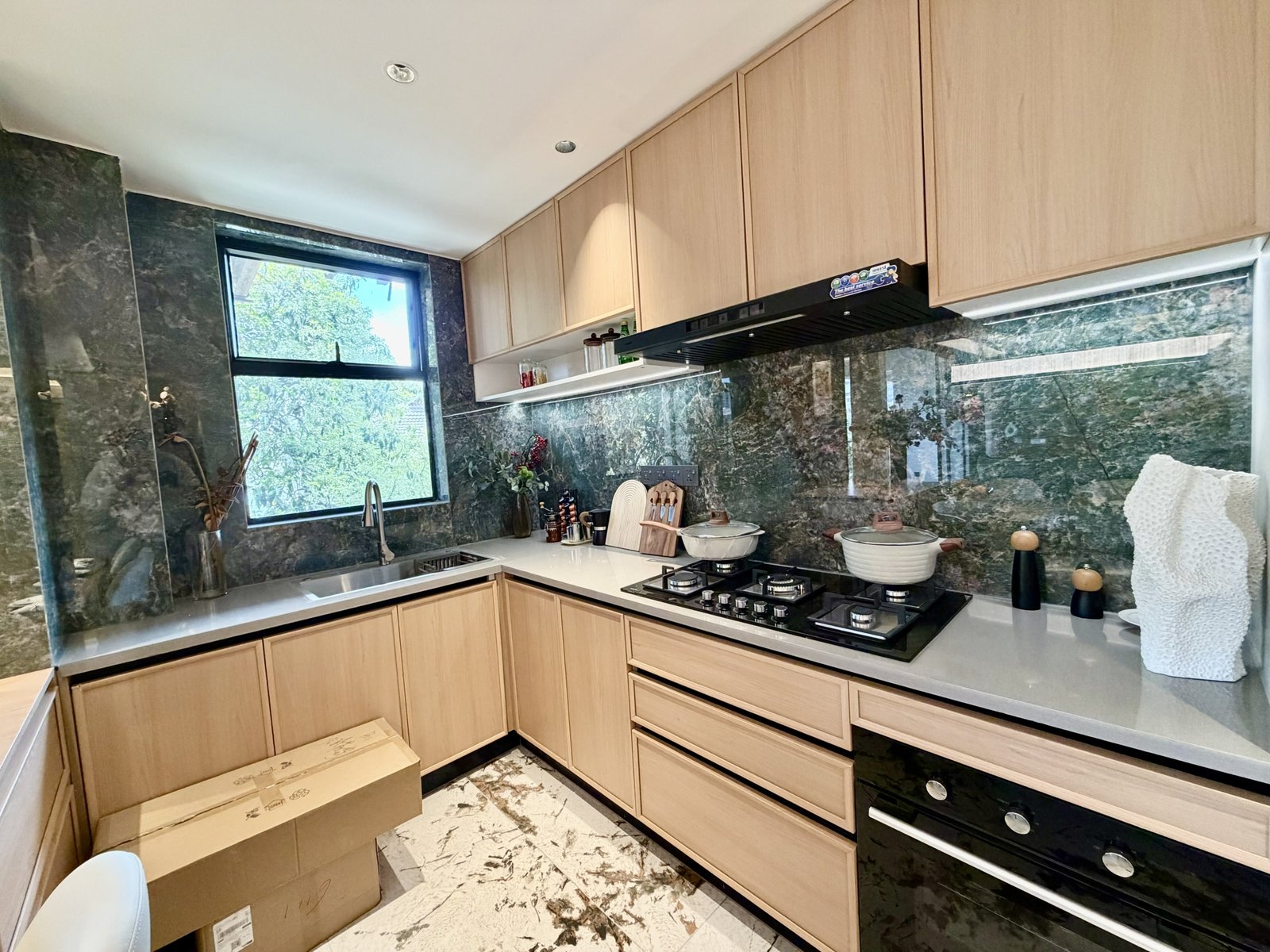 spacious kitchen of 3 Bedrooms At Amani Residence In Westlands