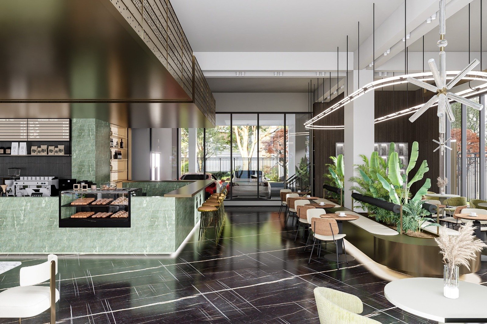 coffe shop area 1 Bedrooms At Himalaya Halo Apartments In Westlands