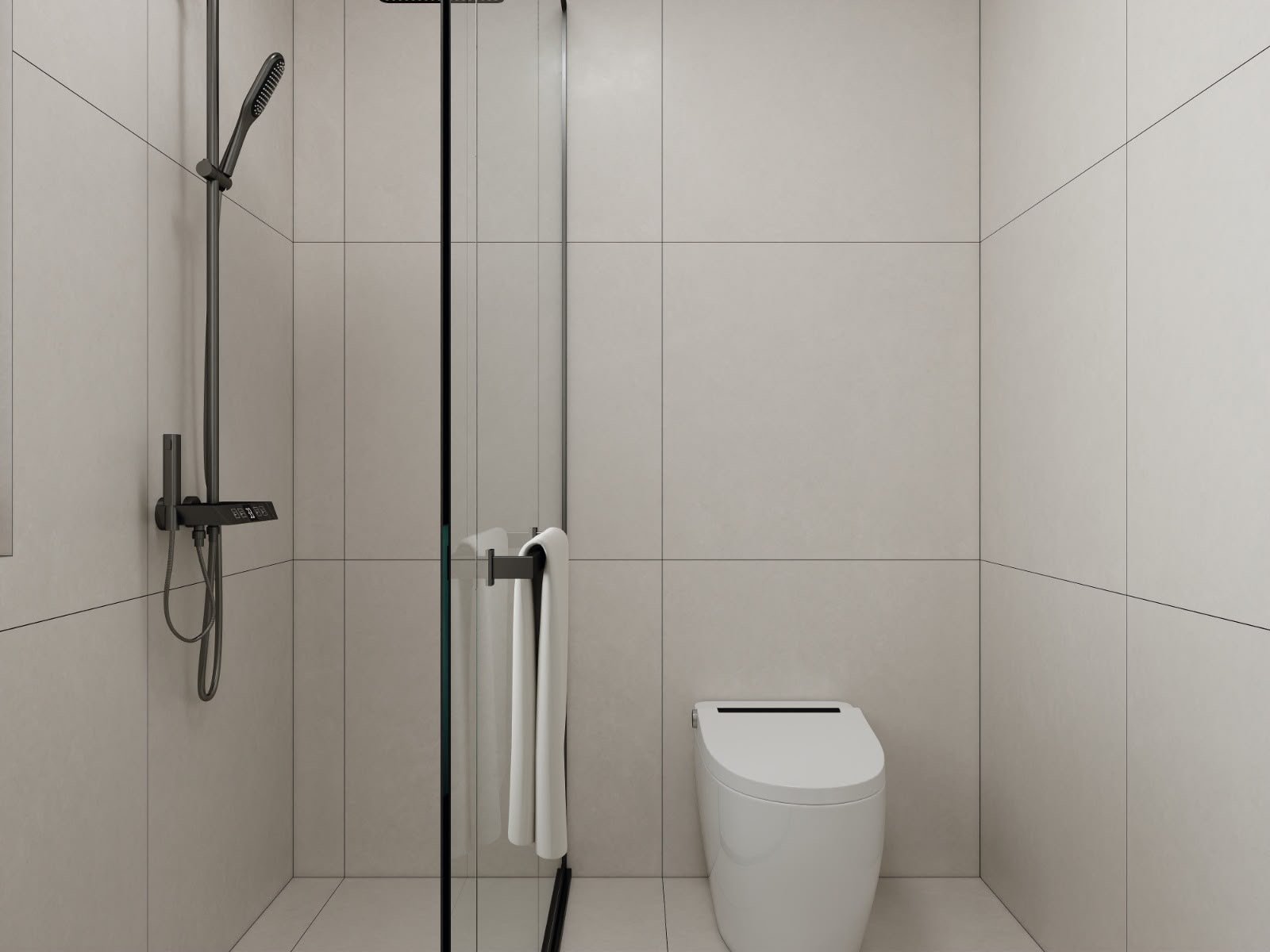 bathroom area of 1 Bedrooms At San Remo Heights In Westlands