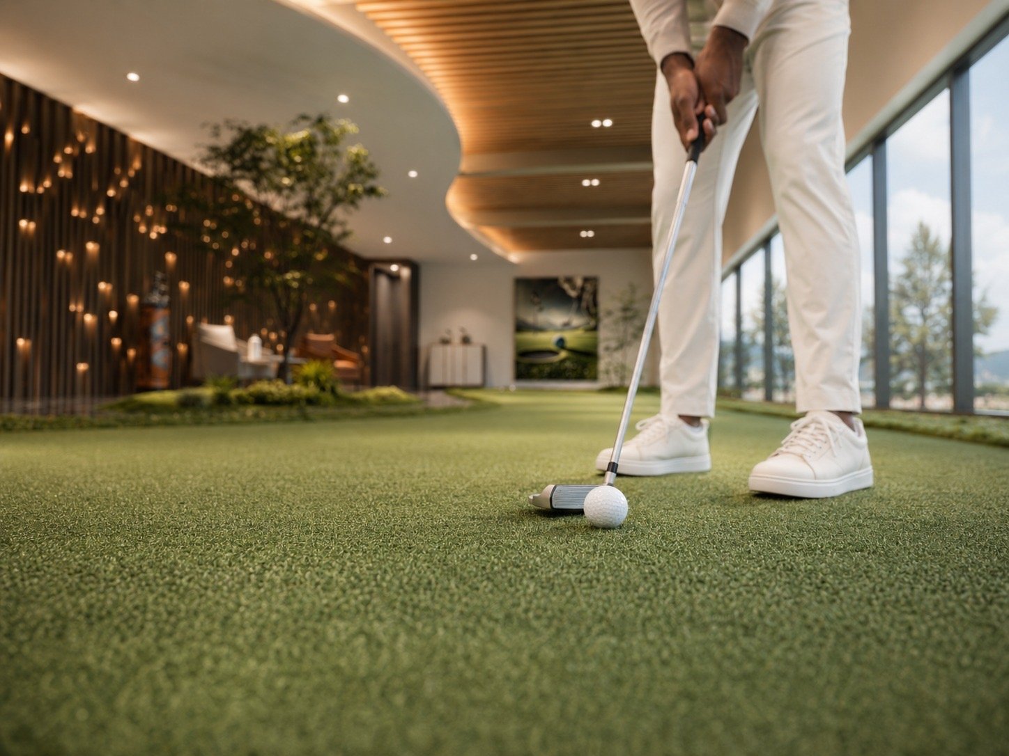 mini golf area of 1 bedrooms at Himalaya Halo Apartments In Westlands