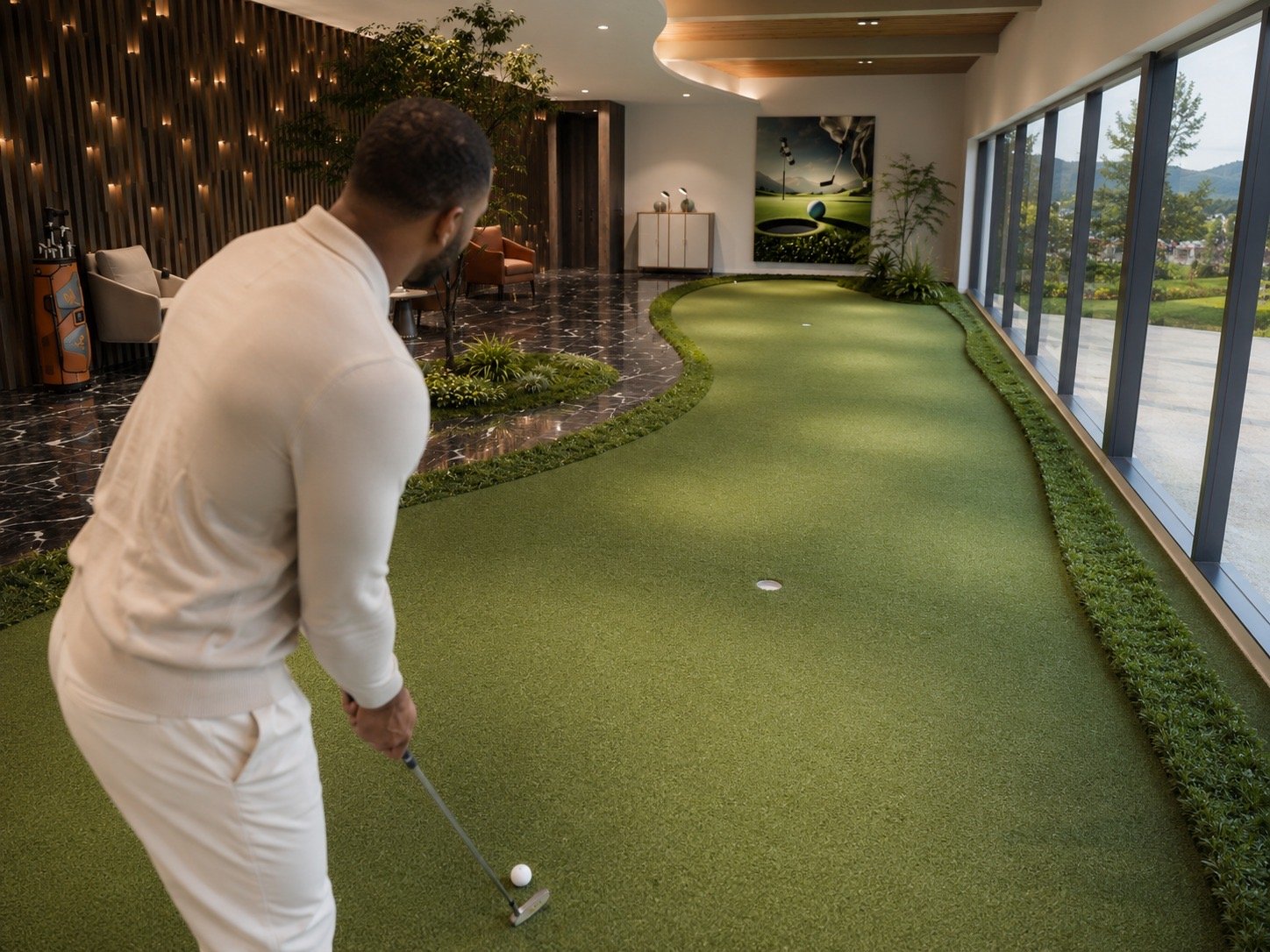 Mini golf area of 1 bedrooms at Himalaya Halo Apartments In Westlands