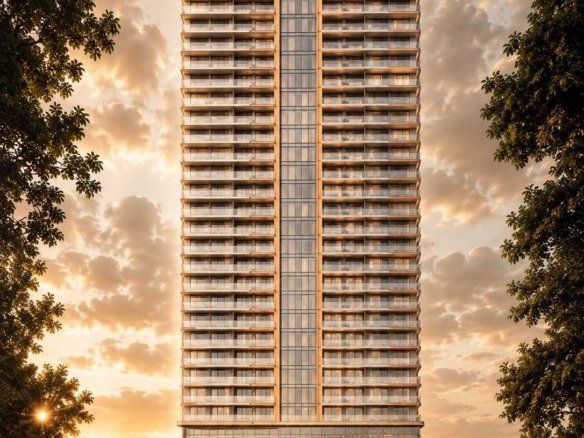 Exterior far view at Limerence Arbor residency in kilimani