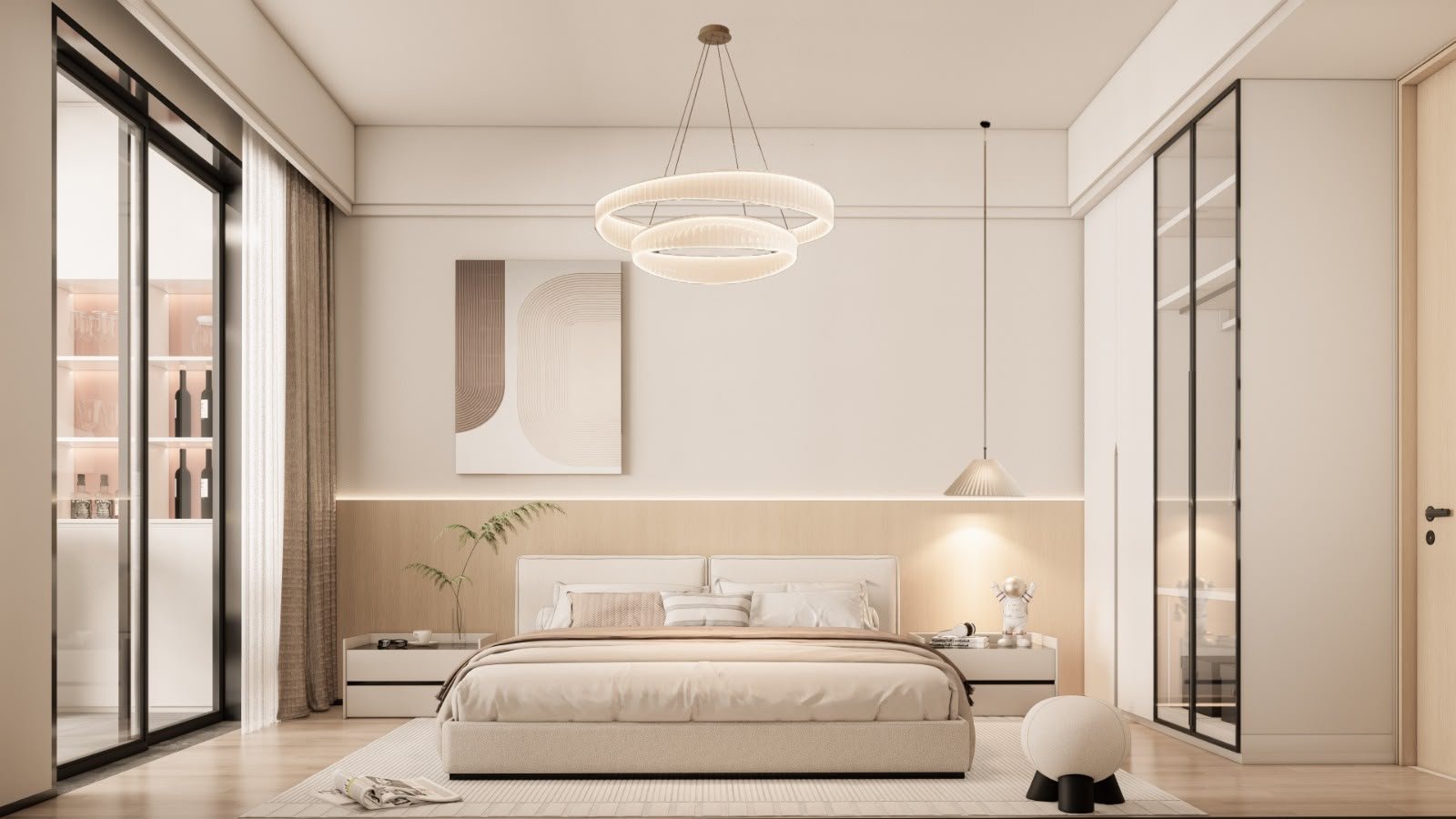 bedroom of 1 bedrooms at Limerence Arbor residency in kilimani
