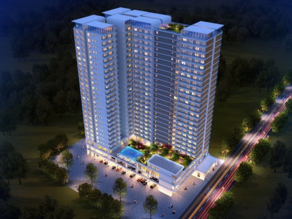 Night time exterior view of 3 bedrooms at Nova Garden Apartments In Kilimani